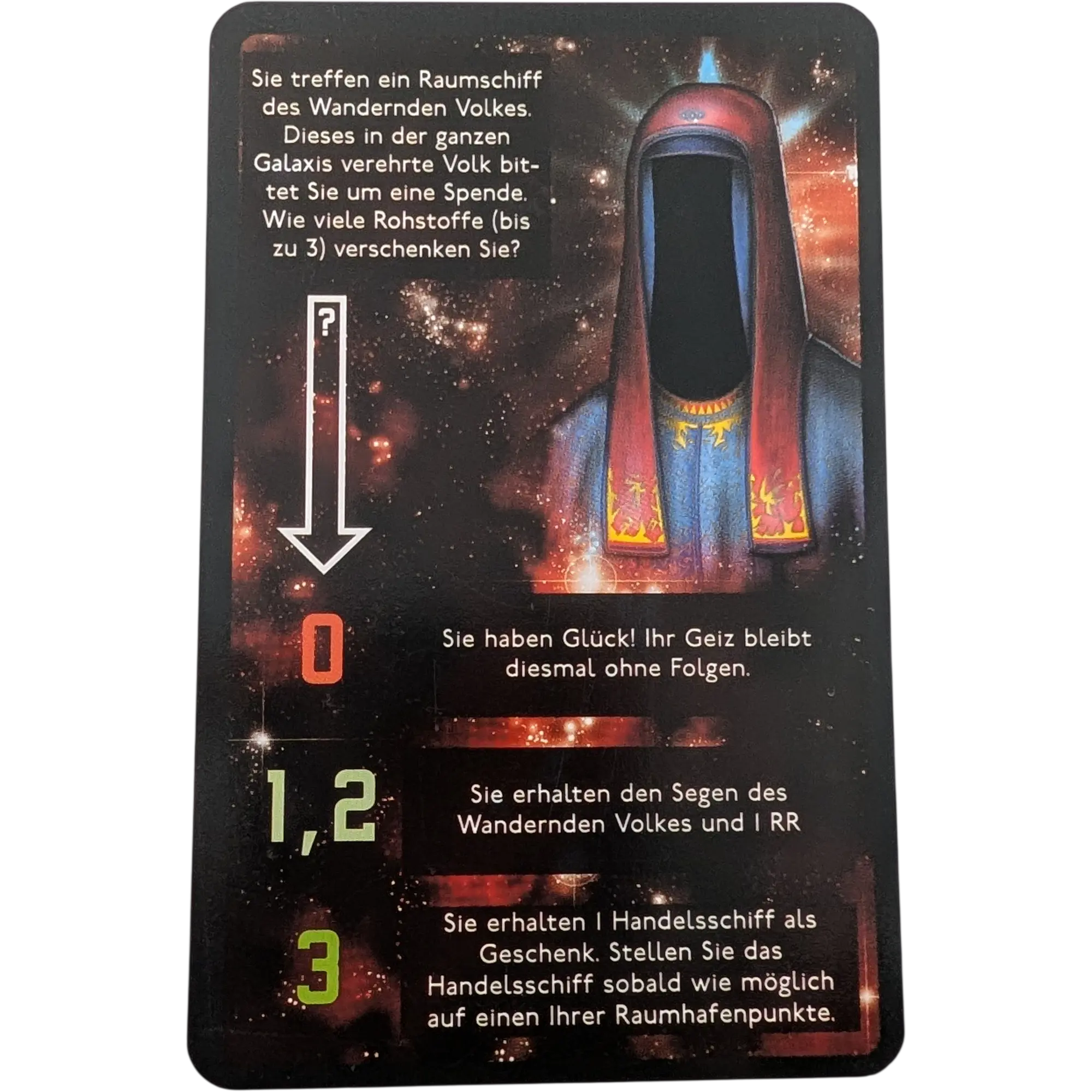 Kosmos Die Sternenfahrer von Catan Ersatzteil Begegnungskarte 14