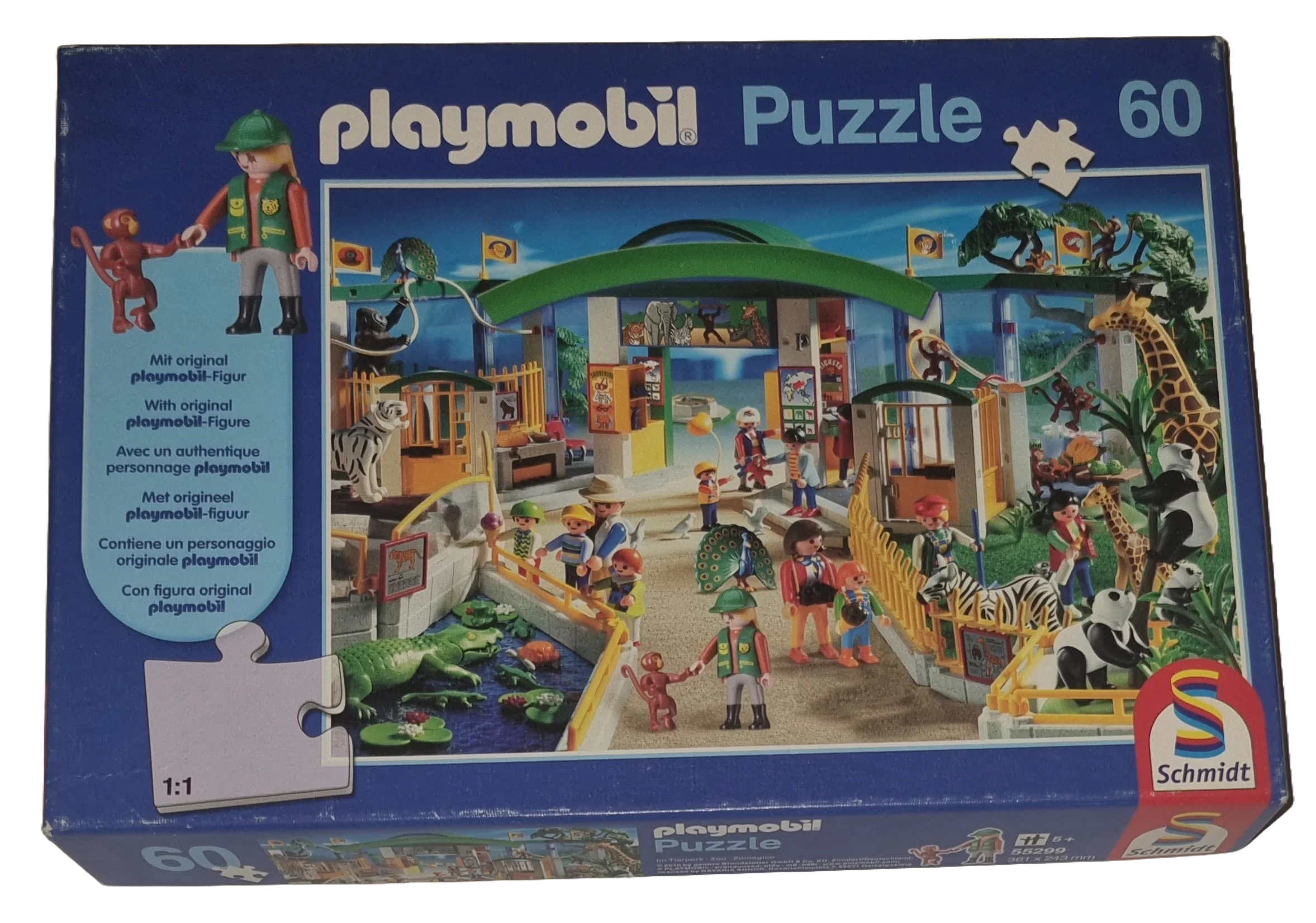 Schmidt Puzzle Playmobil 60 Teile 55299 Im Tierpark
