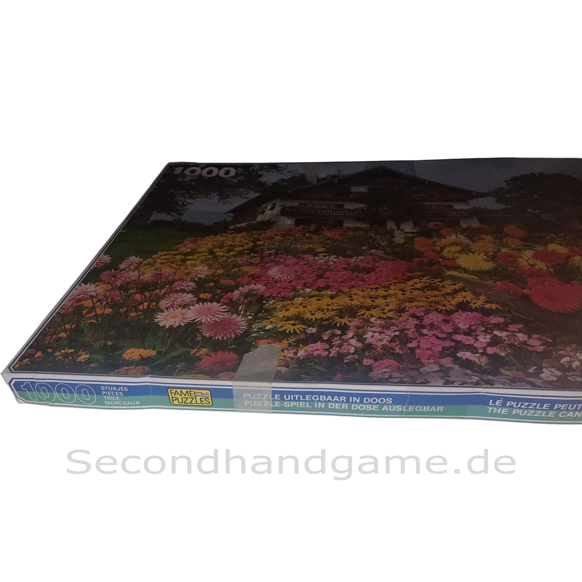 Fame Puzzles Puzzle Haus mit Blumengarten 1000 Teile