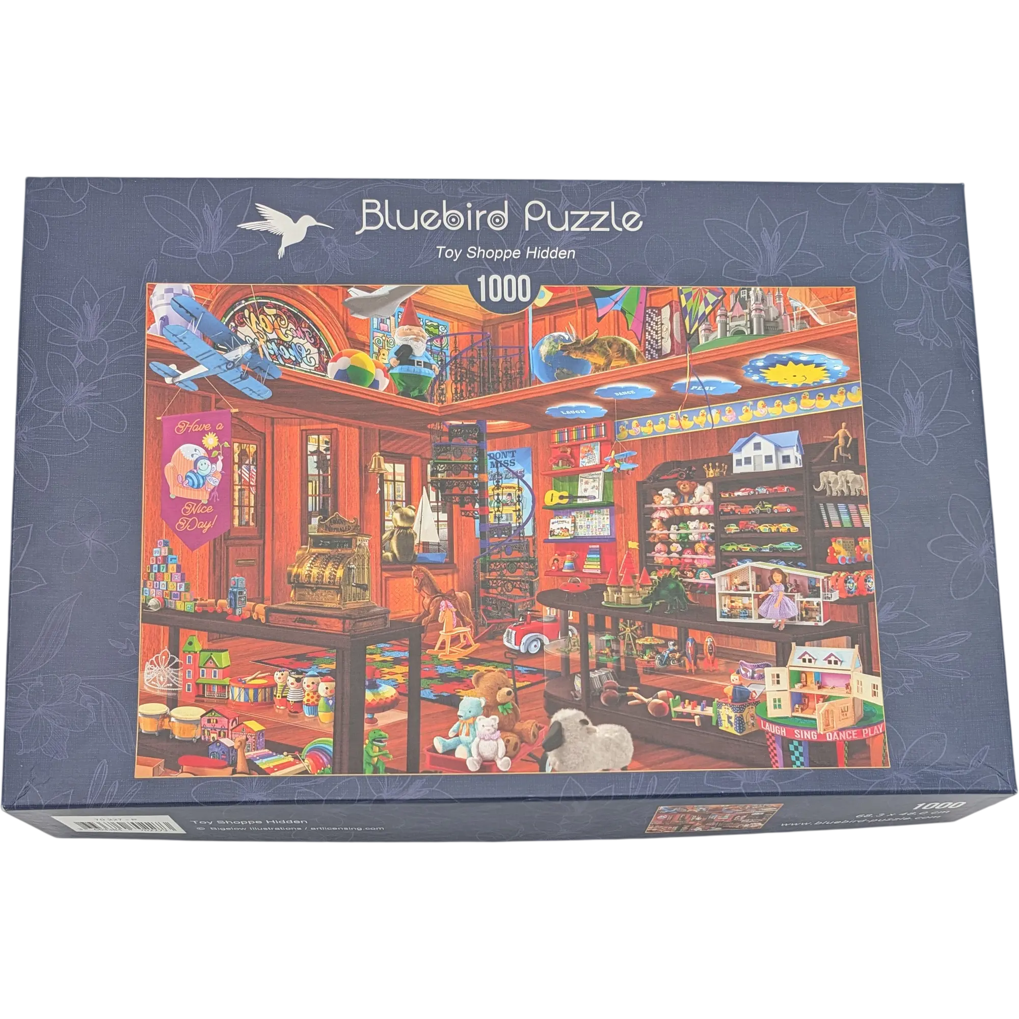 Art by Bluebird Puzzle 1000 Teile 70227 Toy Shoppe Hidden