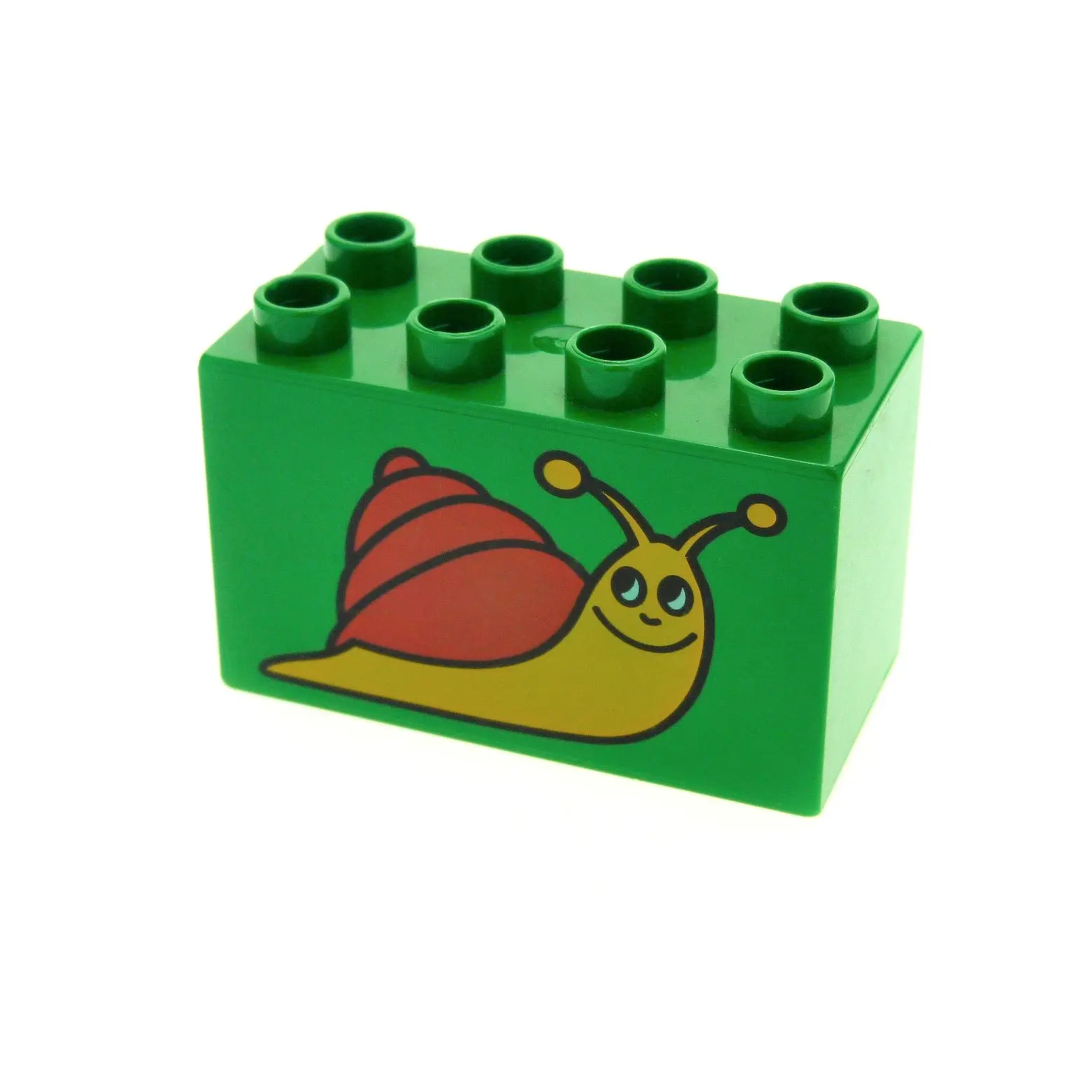 Lego Duplo 31111 Stein Grün mit Schnecke 2x4x2