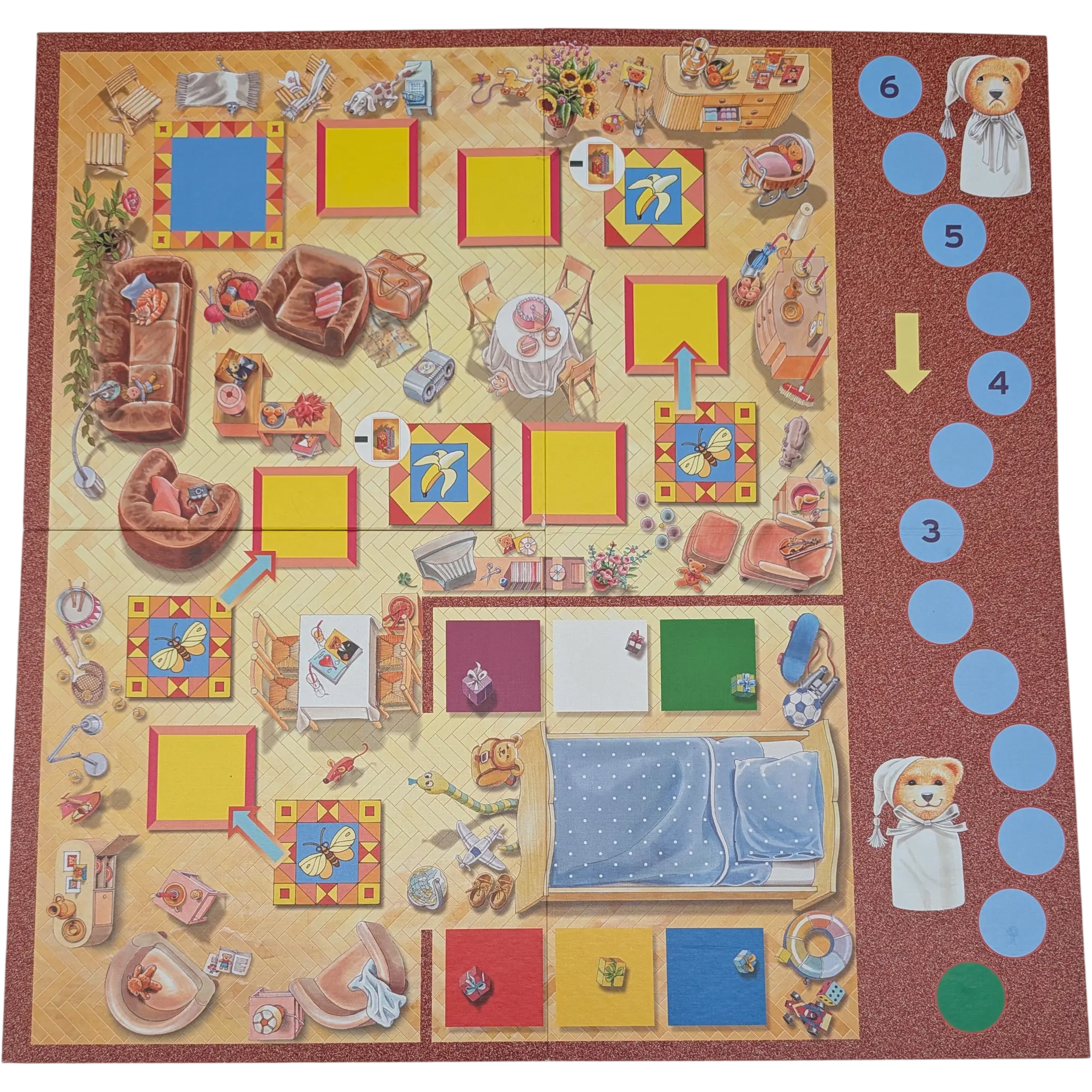 Spielplan Spielbrett Kosmos Das Steiff Spiel