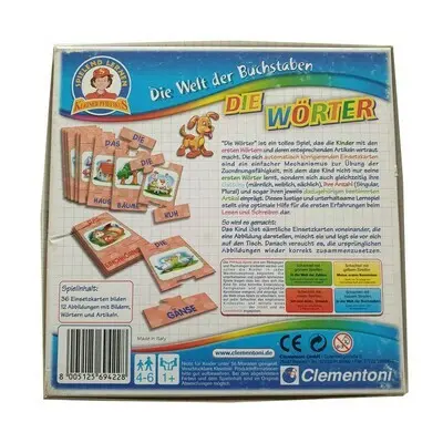 Clementoni Die Welt der Buchstaben Die Wörter