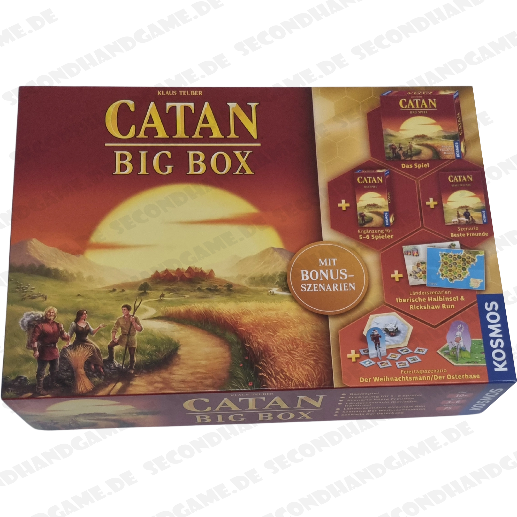 Kosmos Die Siedler von Catan Big Box mit Weihnachtsmann und der Osterhase