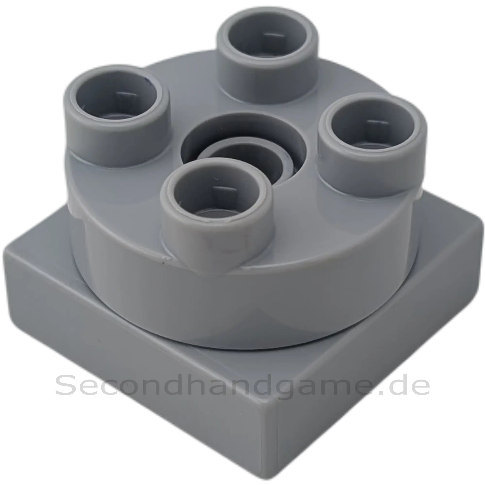 Lego Duplo Drehplatte / Drehteller 2x2 – Grau/Hellgrau (Teile-Nr. 10564c01)