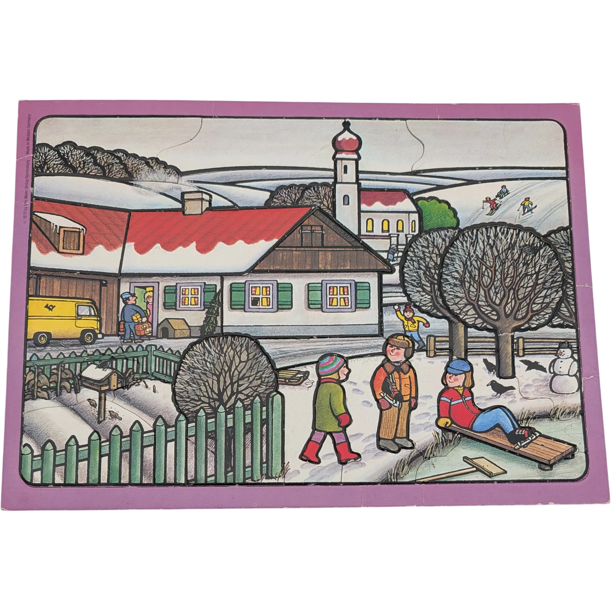 Ravensburger Didacta Puzzle Jahreszeiten 40 Teile 62354151 Winter