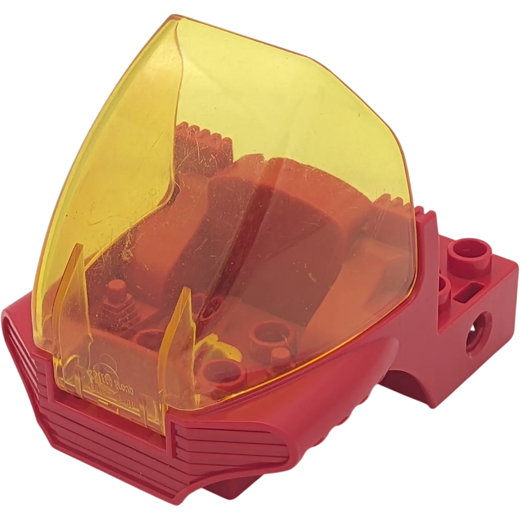 Lego Duplo 31196 Toolo Fahrzeug Kabine Kanzlei 4x6 Rot mit Dach Transparent Gelb