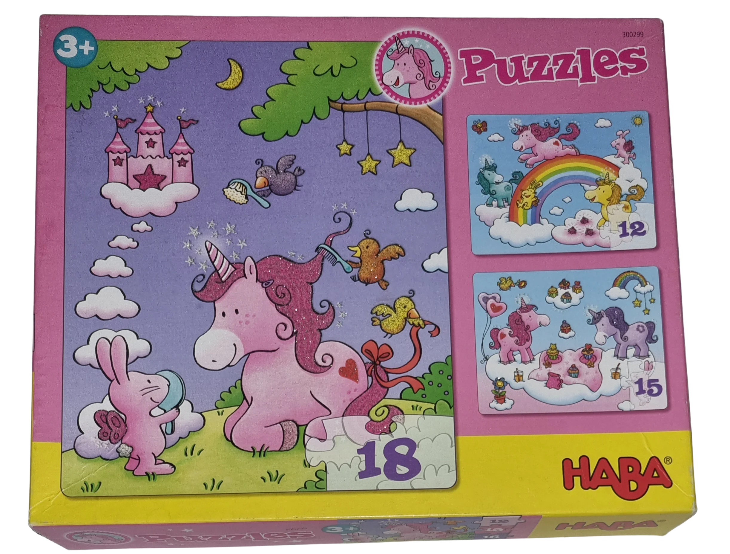 Haba Puzzles Einhörner 12-18 Teile 300299