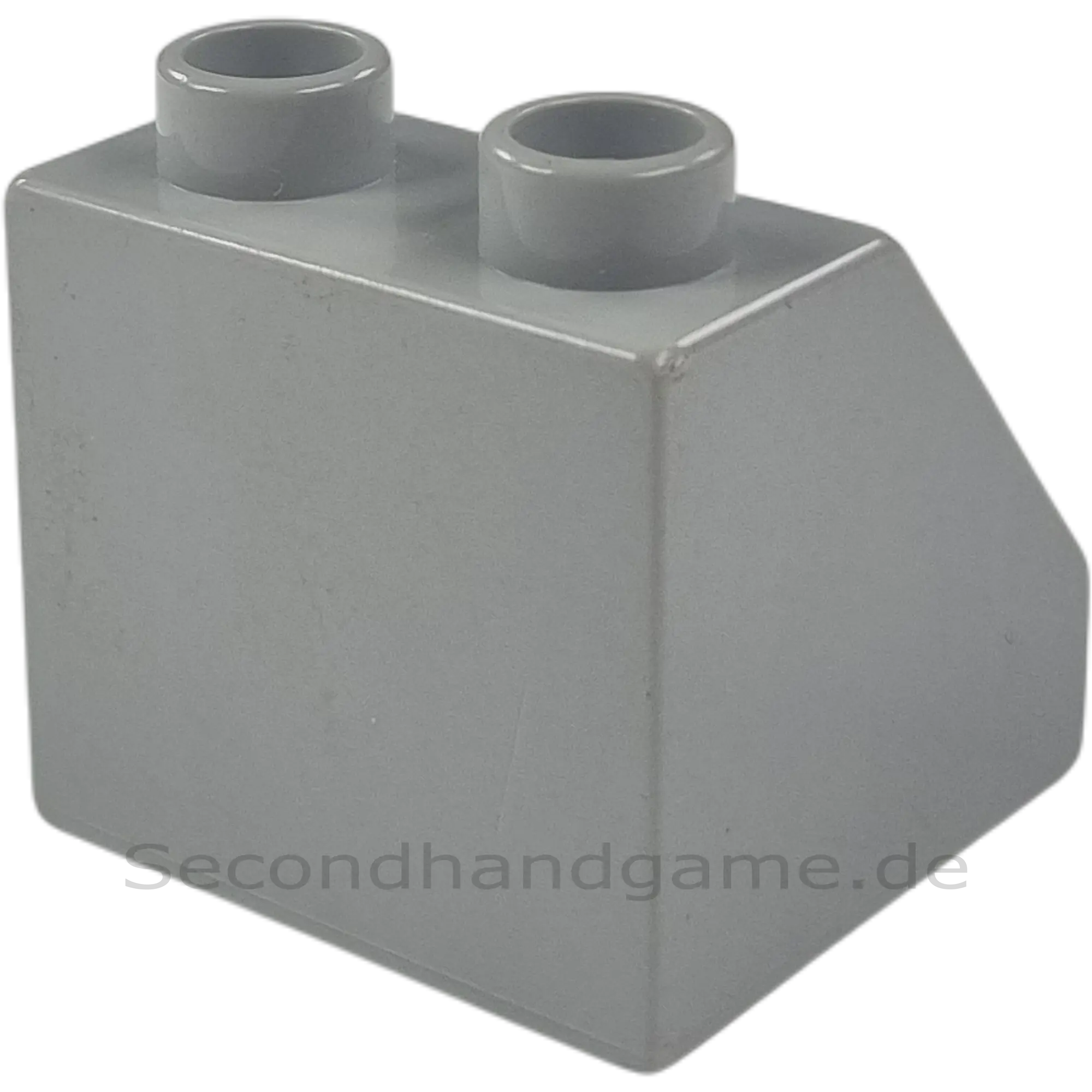 Lego Duplo 6474 Schrägstein 2x2x1 Grau Eisbär, Ansicht 2