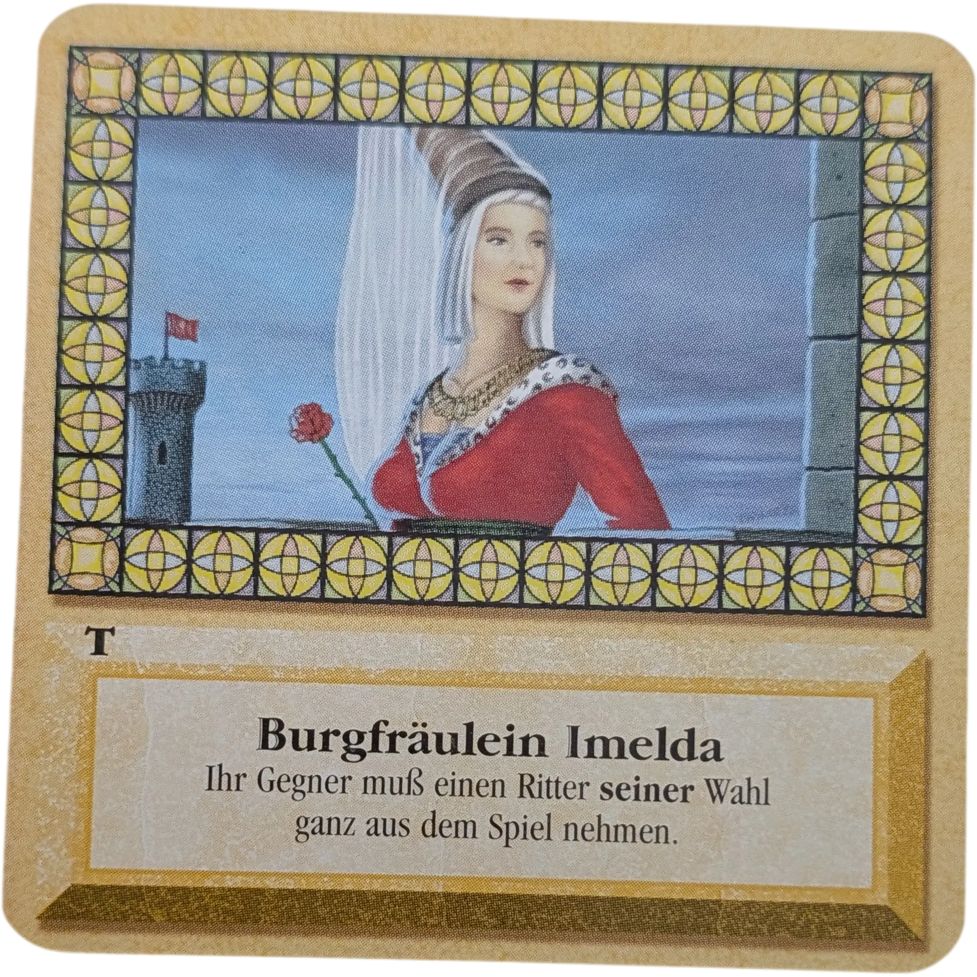 Kosmos Catan das Turnierset zum Kartenspiel Ersatzteile Karte Gold Burgfräulein Imelda