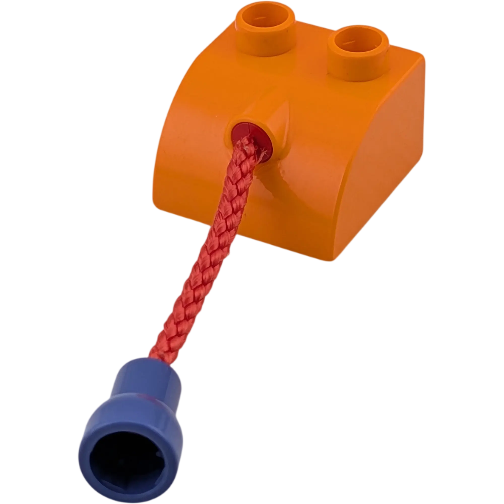 Lego Duplo 44198 Stein Orange mit Seilschwanz Rot Blau