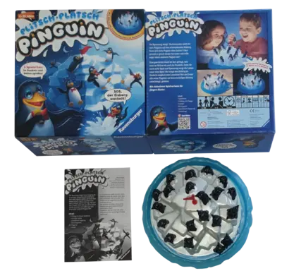 Ravensburger Plitsch-Platsch Pinguin Mit LED Eisberg leuchtet im Dunkeln