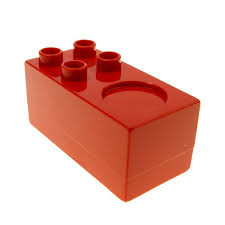 Lego Duplo Herdplatte Rot