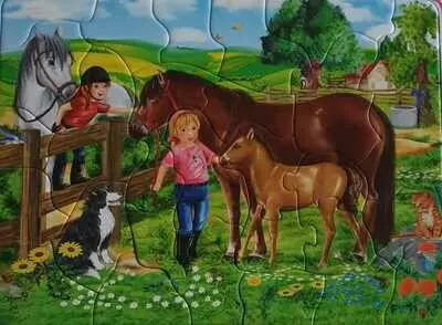Innovakids Rahmenpuzzle Mein Pony 34 Teile, Ansicht 2