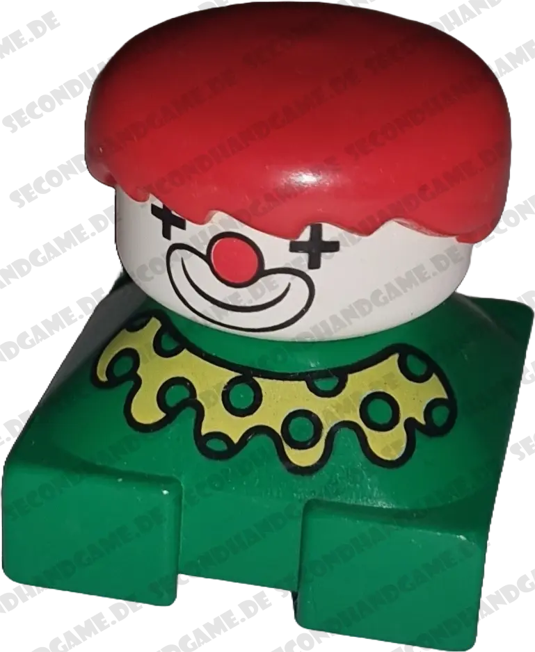 Lego Duplo Figur 2327 Clown Grün