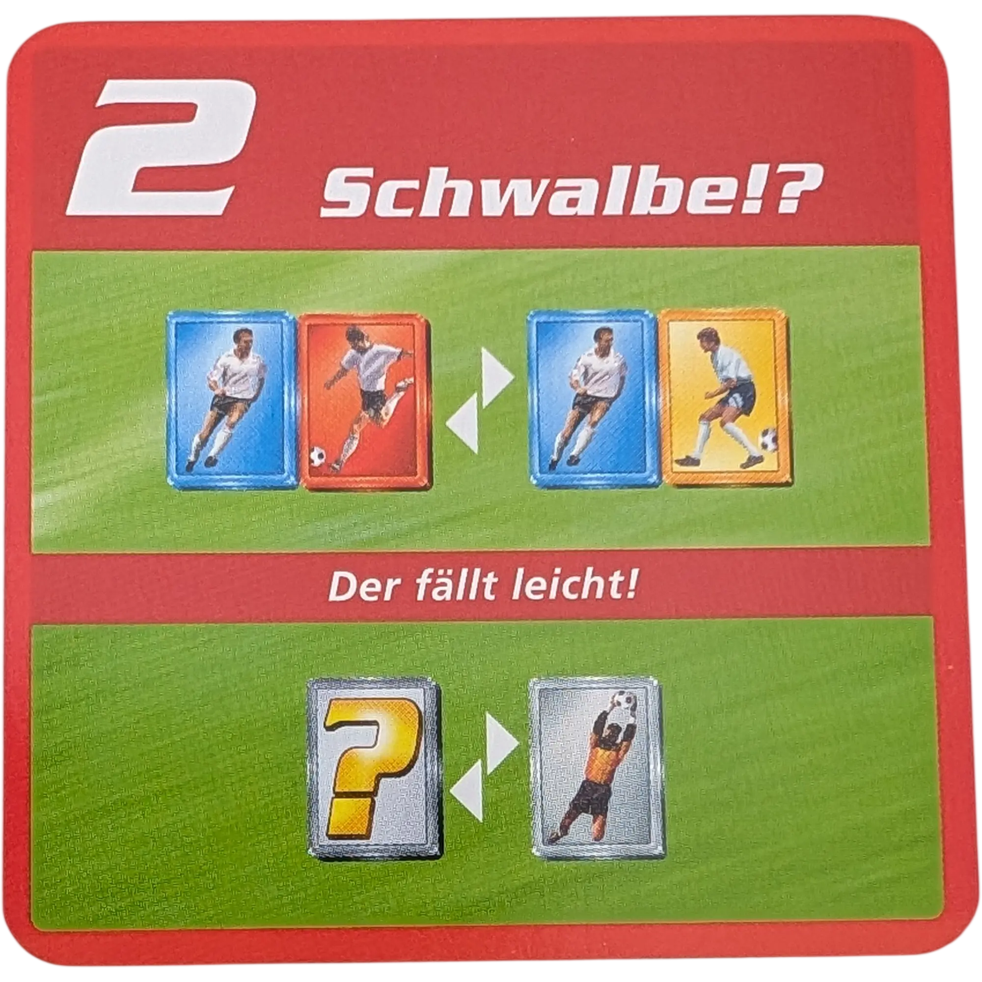 Kosmos Finale Ersatzteile Team Rot Taktikkarte Kampfstärke 2 Schwalbe!?
