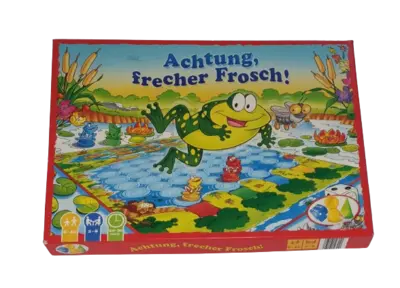 Achtung, frecher Frosch!