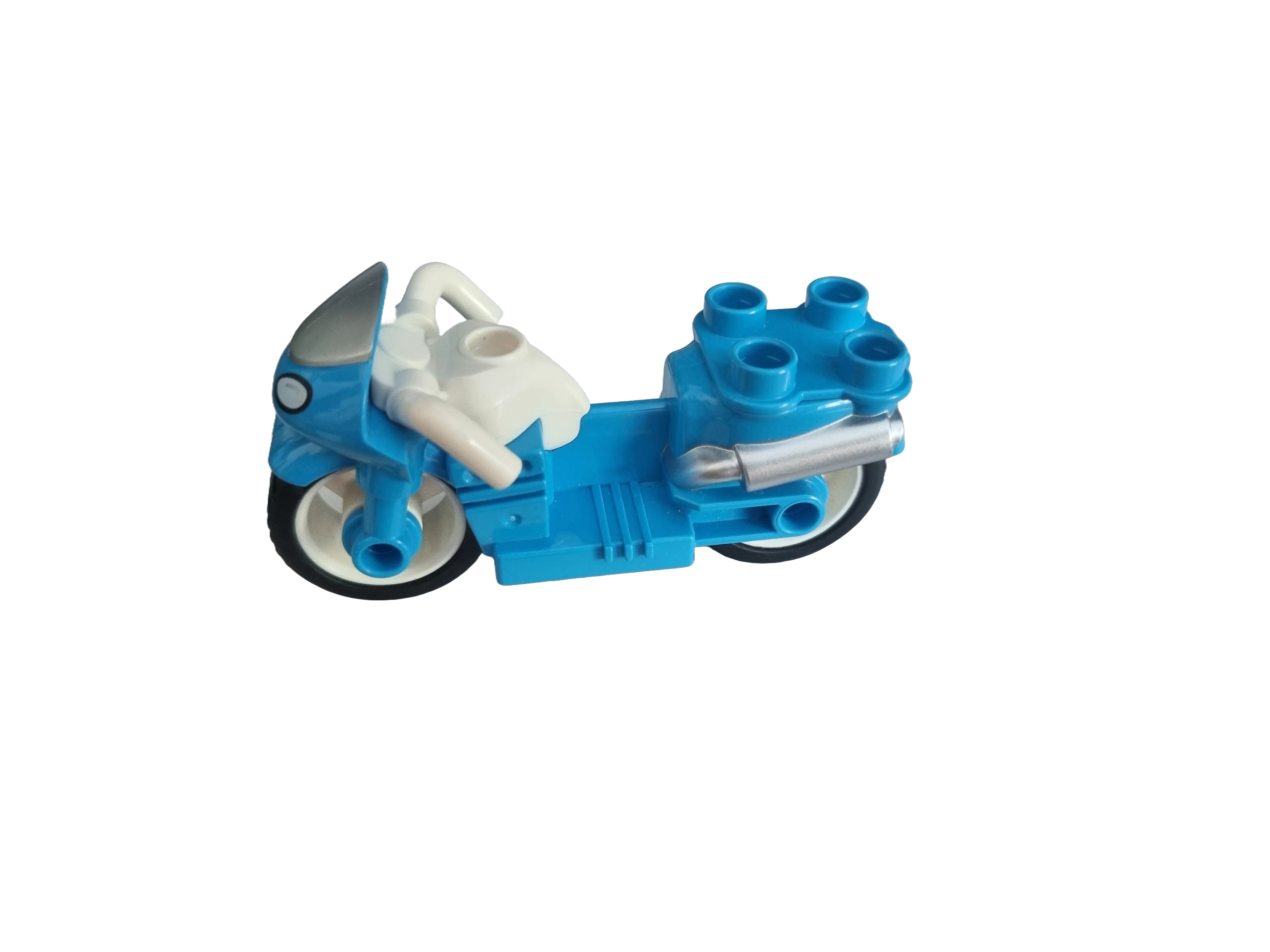 Lego Duplo Motorrad Mofa Blau