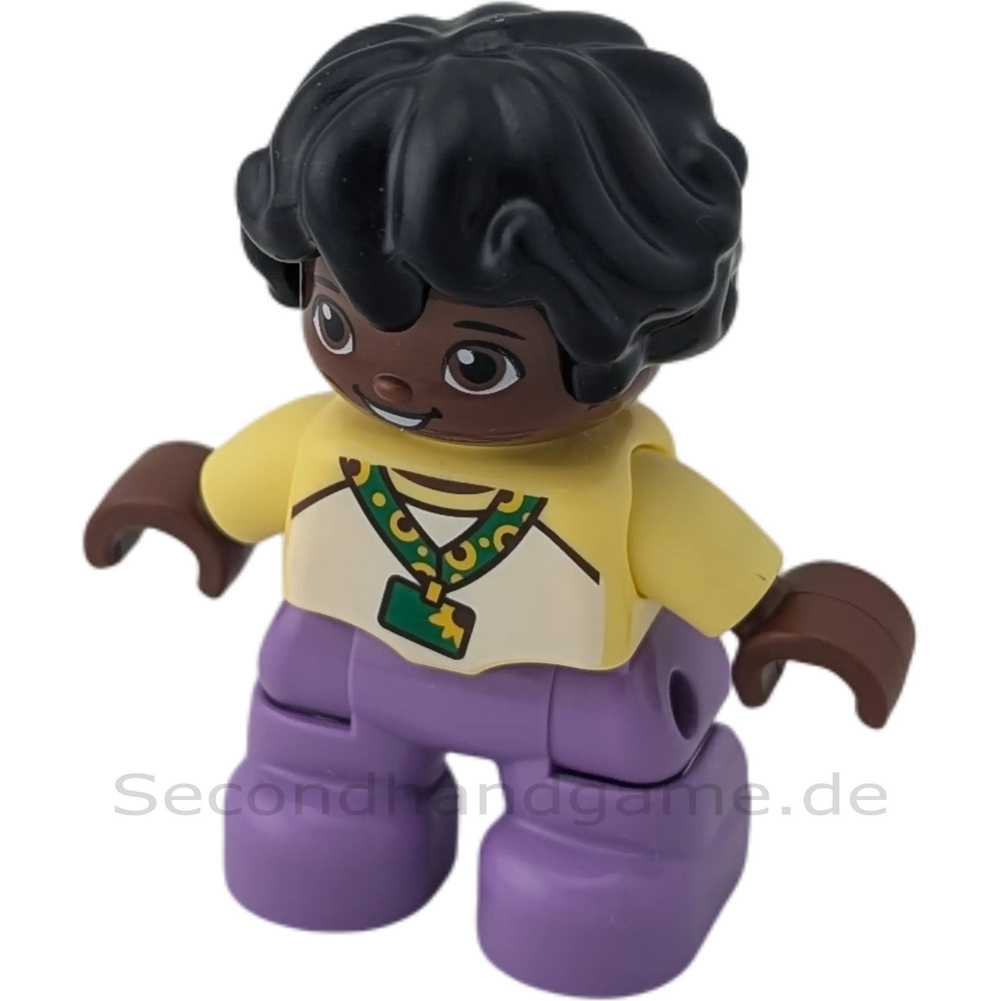 Lego Duplo Junge 223H5 Afrikaner mit Pass Eintrittskarte um den Hals