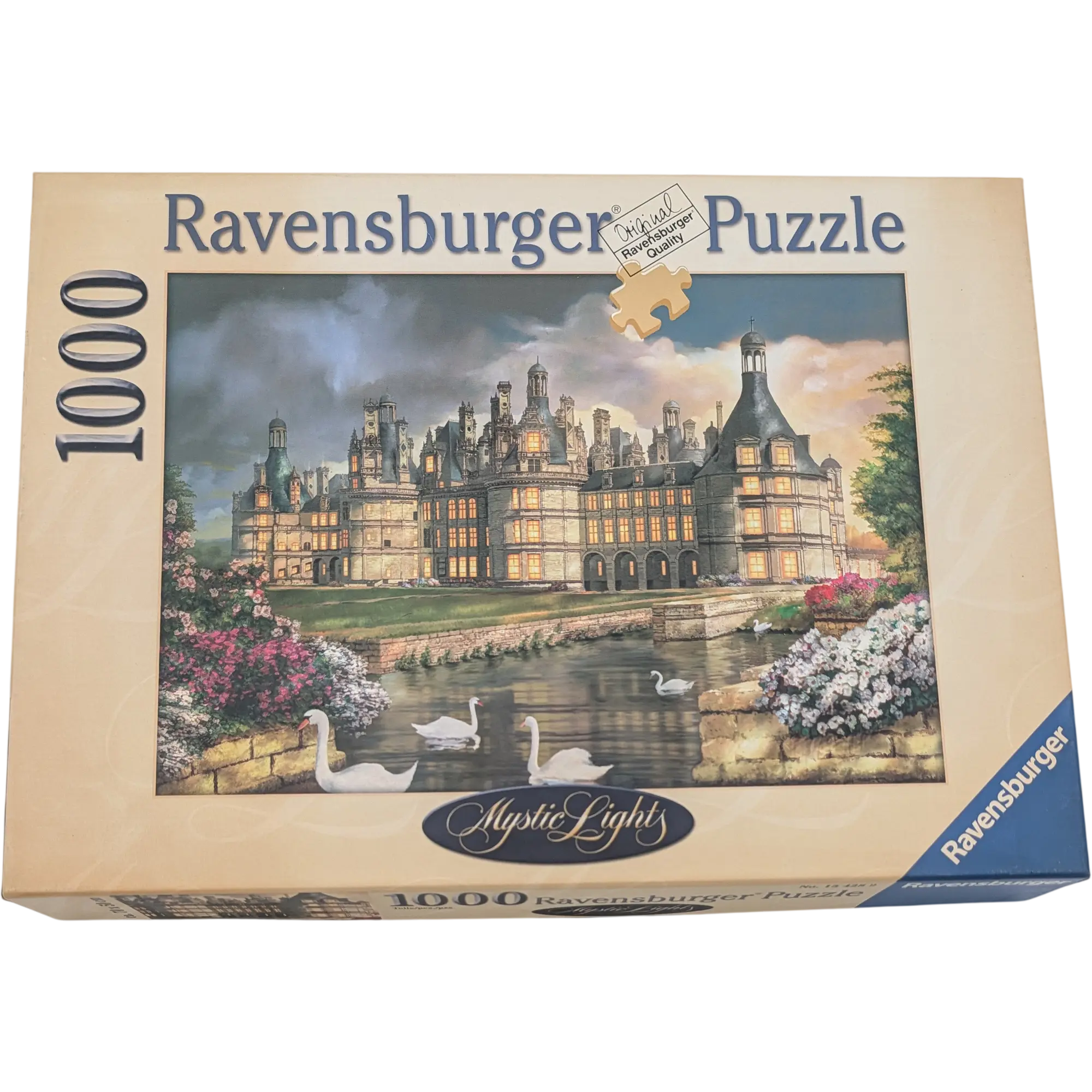 Ravensburger Puzzle 1000 Teile Mystic Lights 154289 Zauberhaftes Château de Chambord