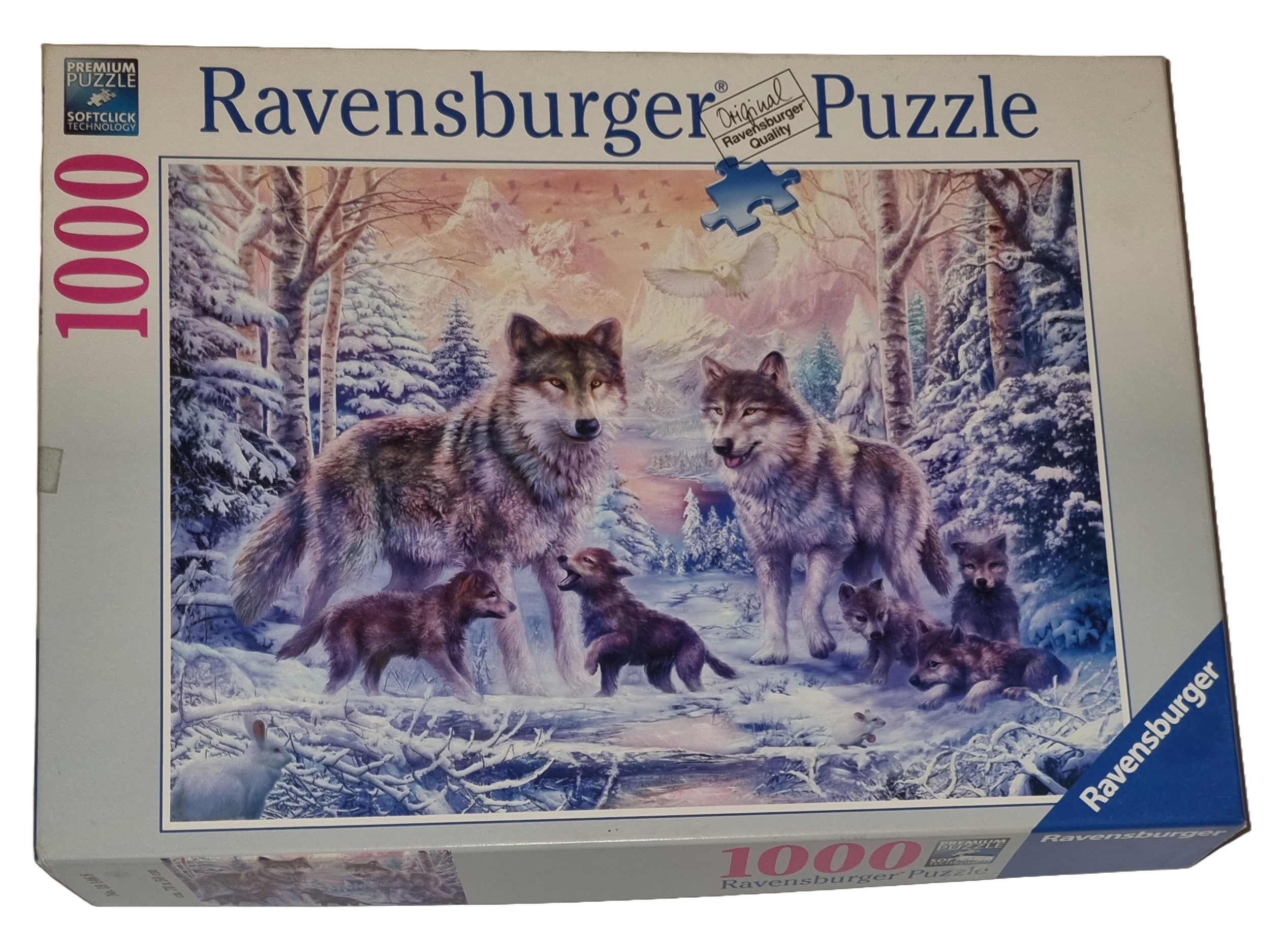 Ravensburger Premium softclick Puzzle 1000 Teile 191468 Arktische Wölfe