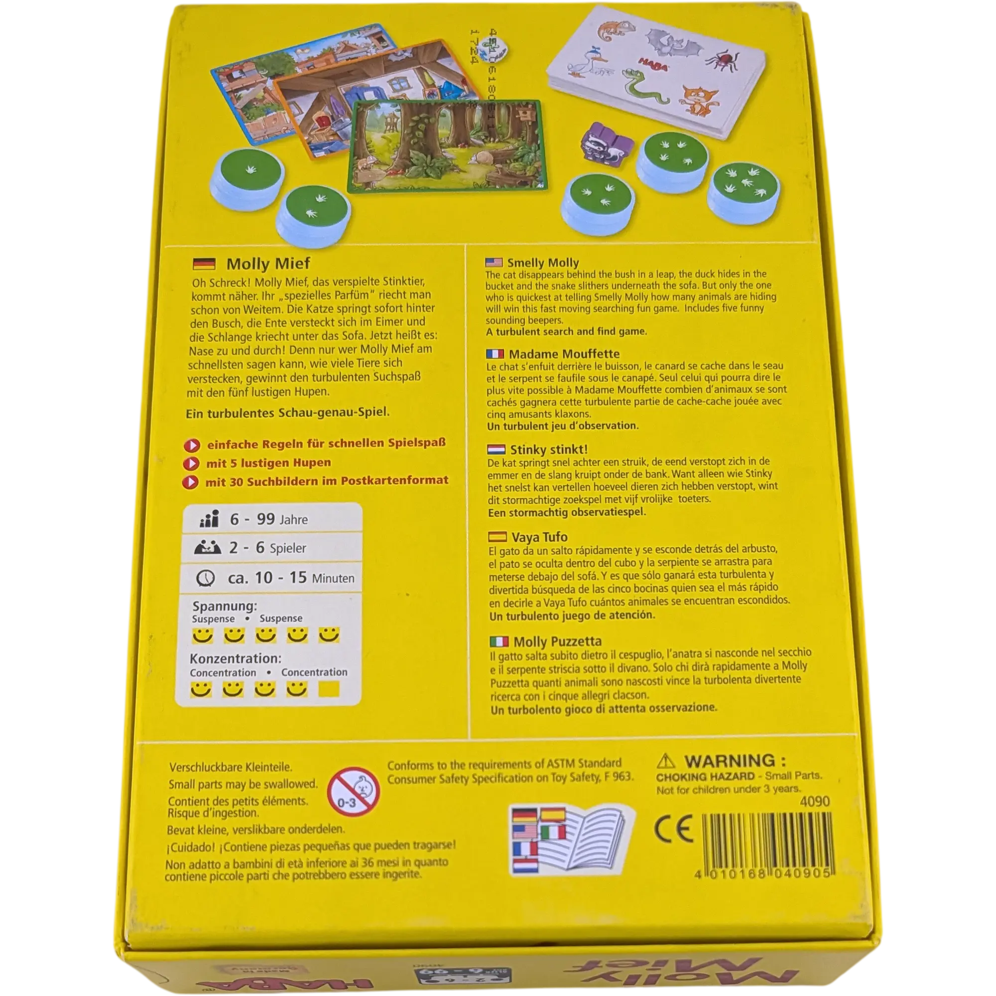HABA Molly Mief 4090 Schau Genau Spiel