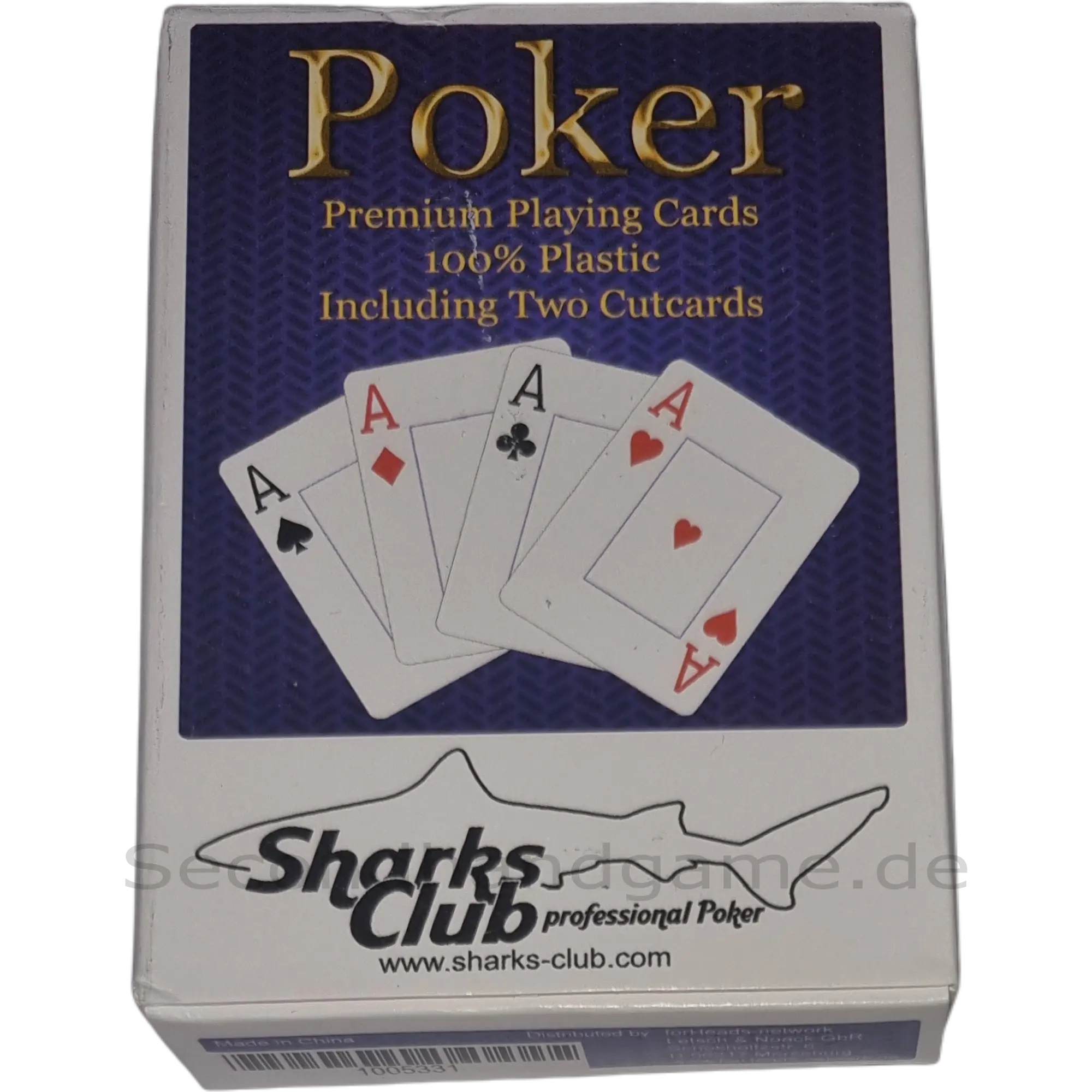 Sharks Club Poker Premium Playing Cards