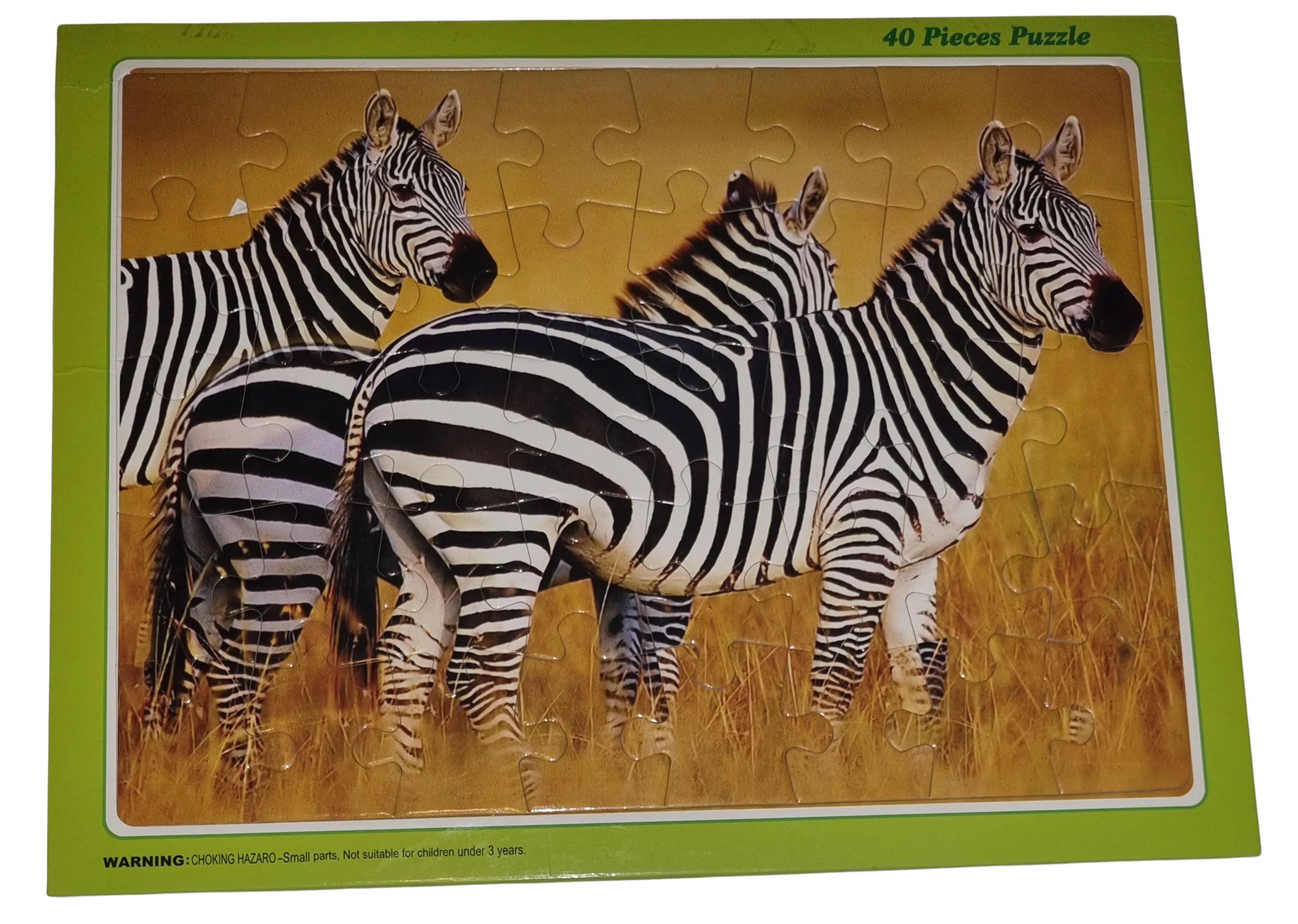 Zebras Rahmenpuzzle 4o Teile