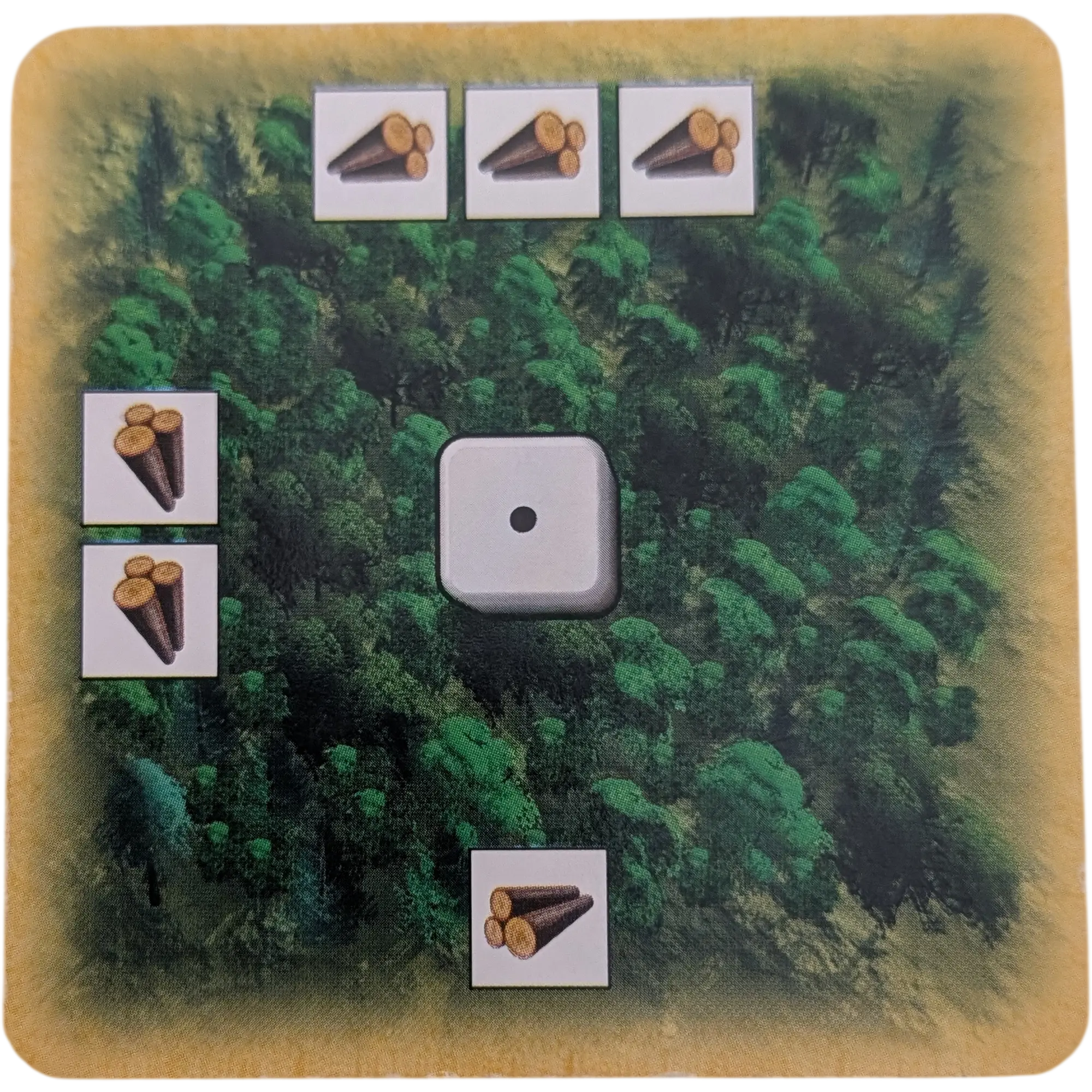 Kosmos Die Siedler von Catan das Kartenspiel Ersatzteil Karte Baum, Holz