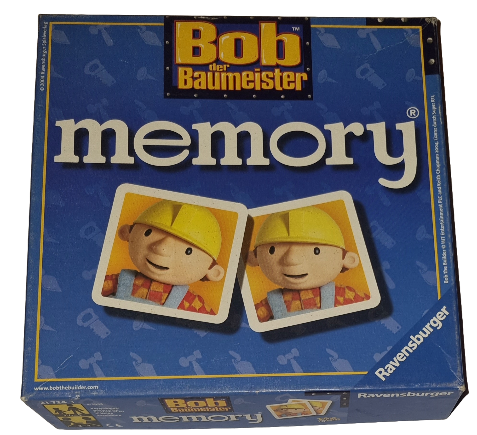 Ravensburger Bob der Baumeister Memo Memory 217243