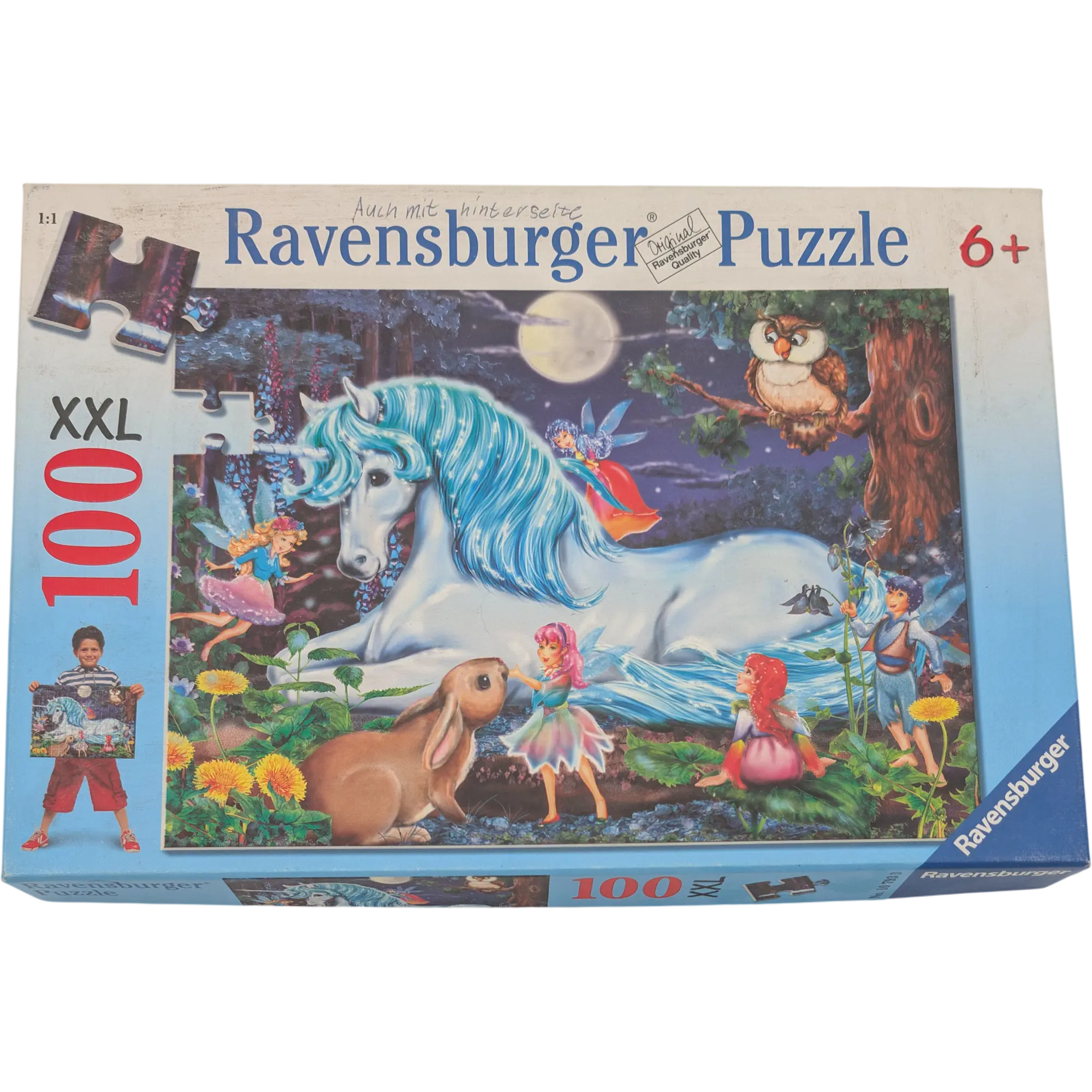 Ravensburger Puzzle XXL 100 Teile 107933 Einhorn im Zauberwald