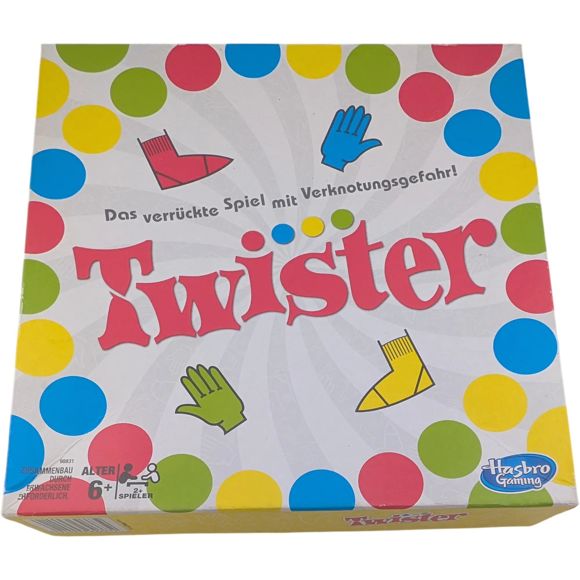 Hasbro Twister Das verrückte Spiel mit Verknotungsgefahr!