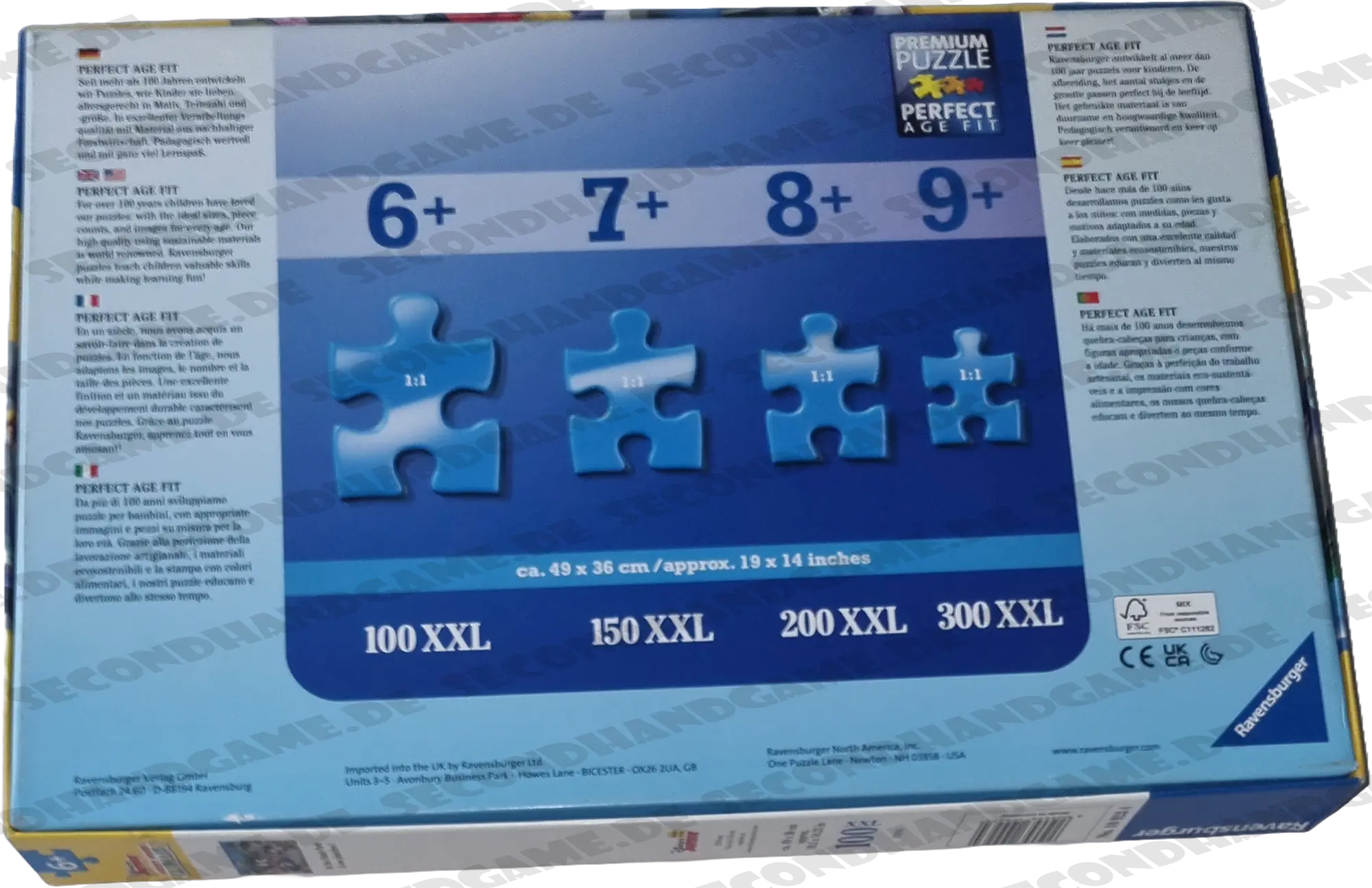 Ravensburger Puzzle XXL 100 Teile 109234 Disney Mickey Mouse at the Skate Park