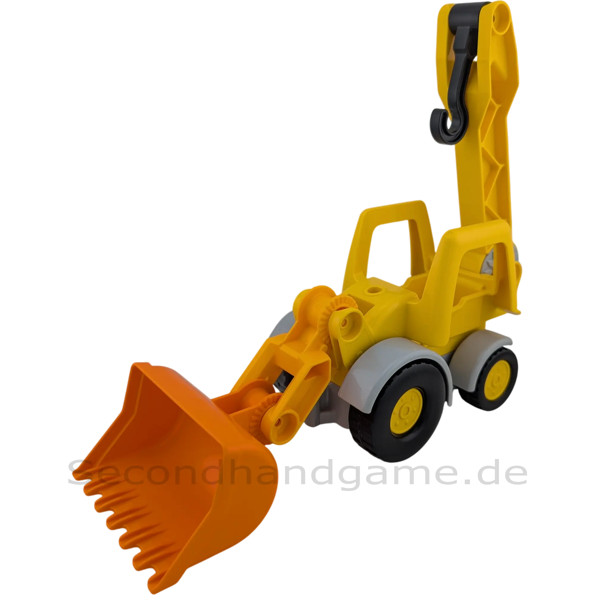 Lego Duplo 613J3 Bagger Gelb Groß Baggerschaufel und Greifarm