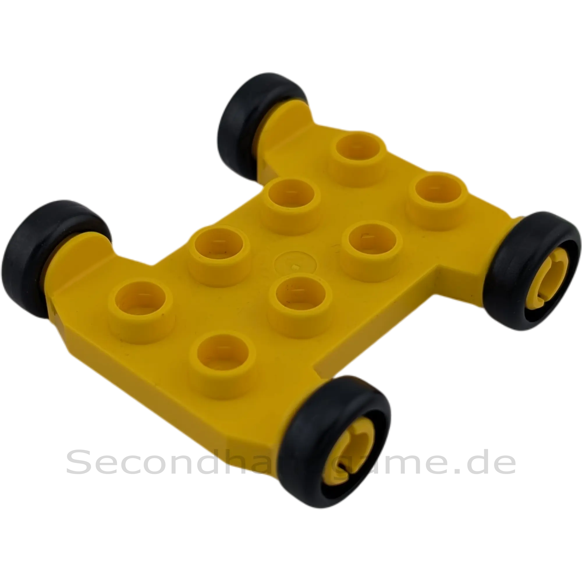 Lego Duplo 42092 Gelber Unterbau mit schwarzen Rädern