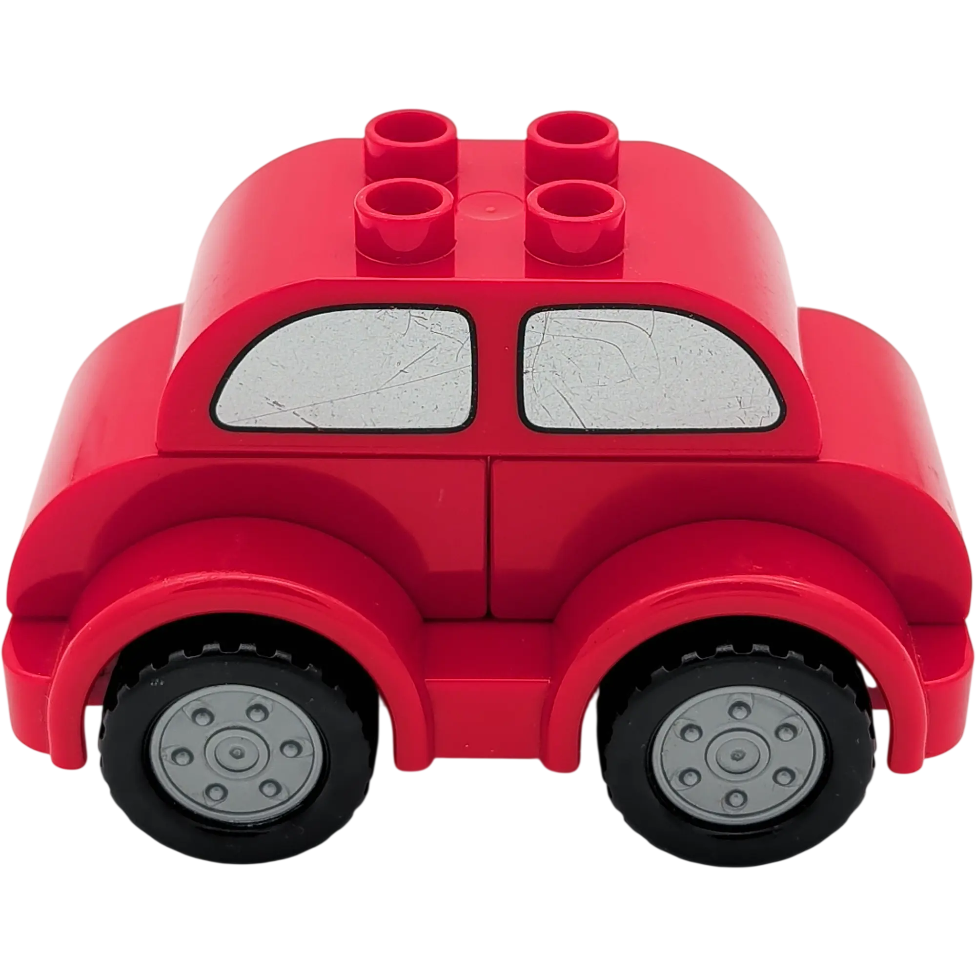 Lego Duplo Fahrzeug Auto 4-teilig Rot