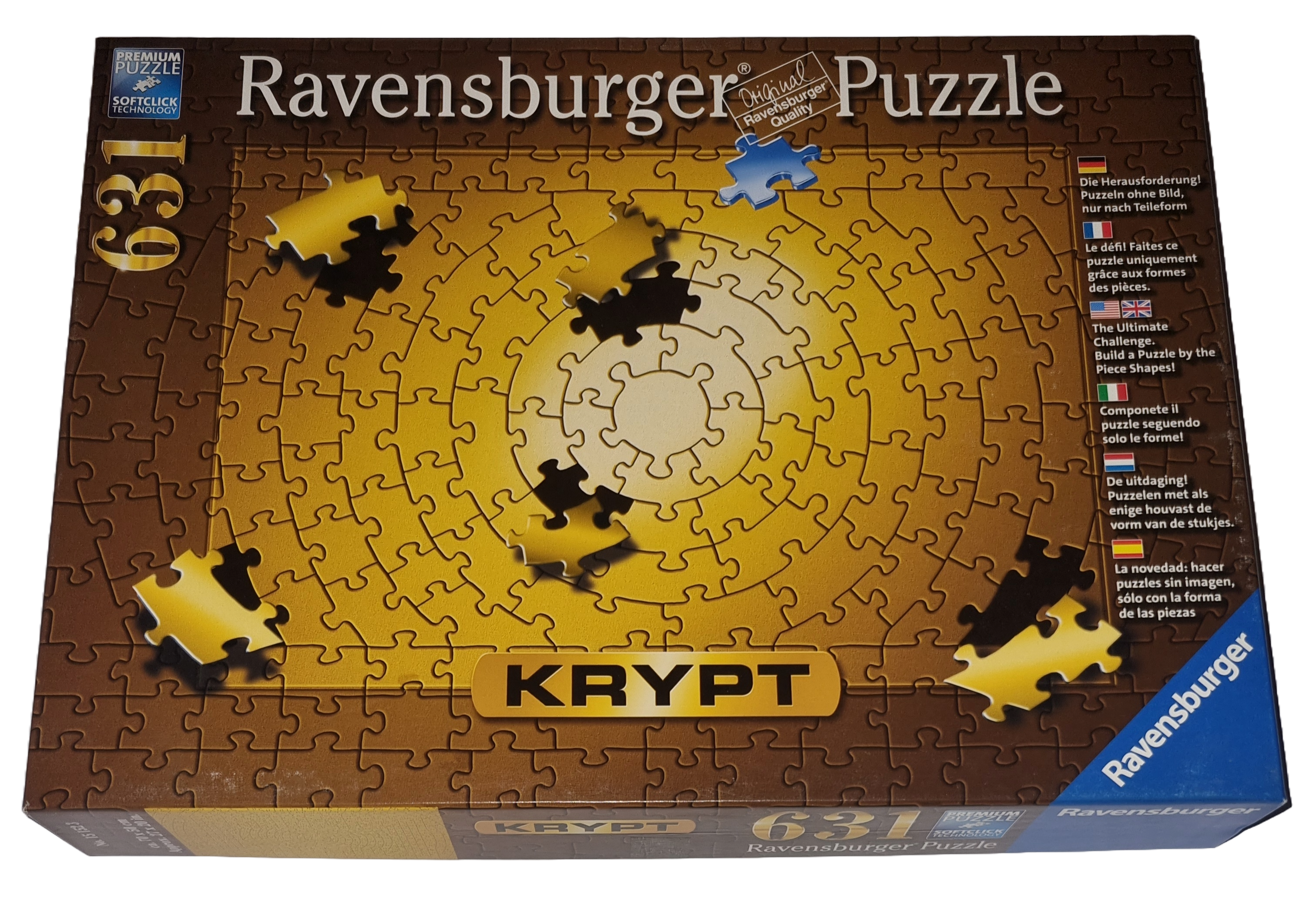 Ravensburger Premium softclick Krypt Puzzle 631 Teile 151523 Krypt Gold