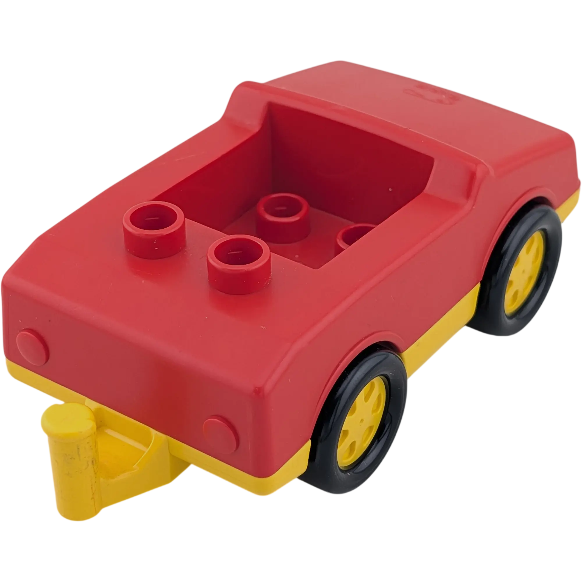 Lego Duplo Auto Rot Räder Schwarz Gelb