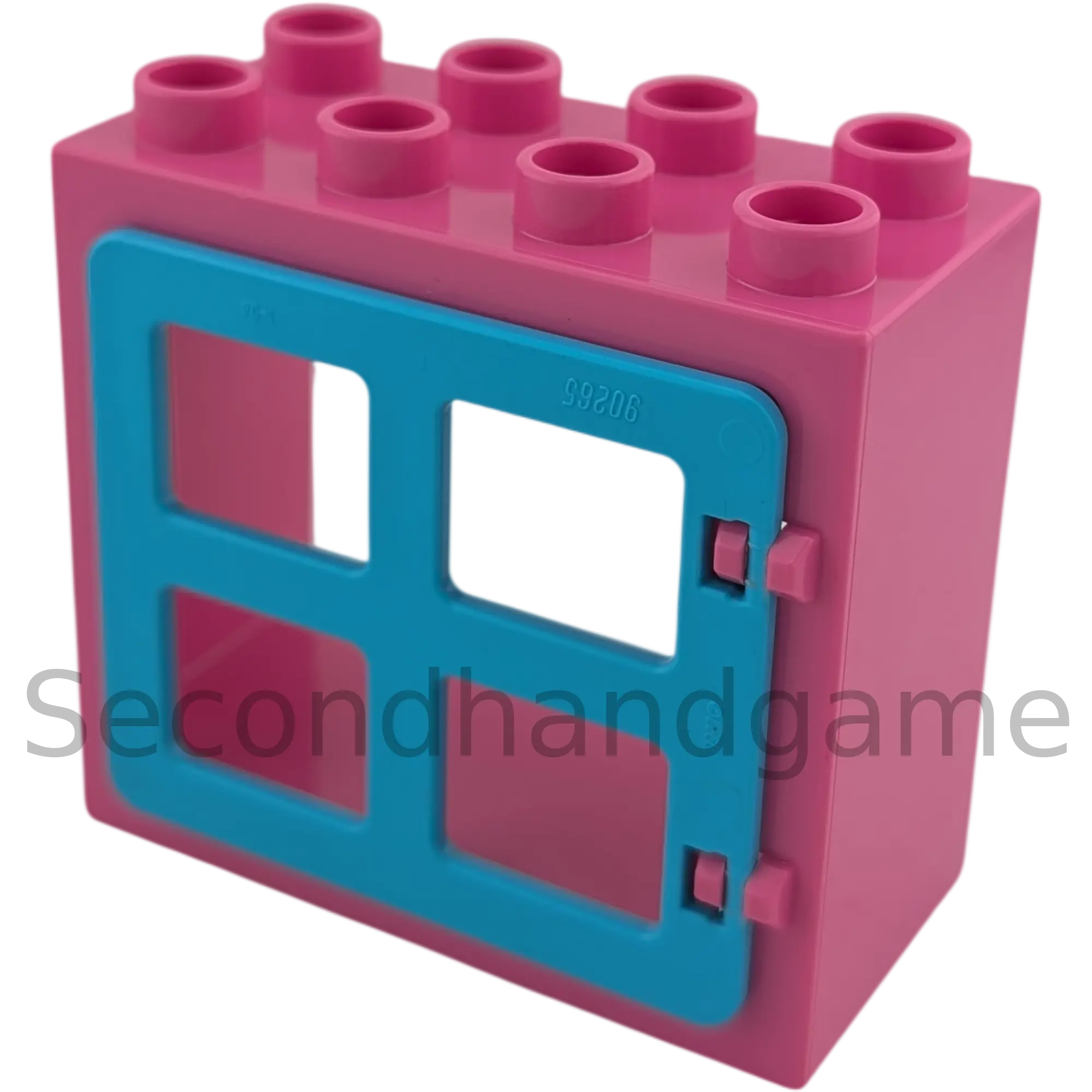 Lego Duplo 2332 Fenster 2x4 Pink Azur