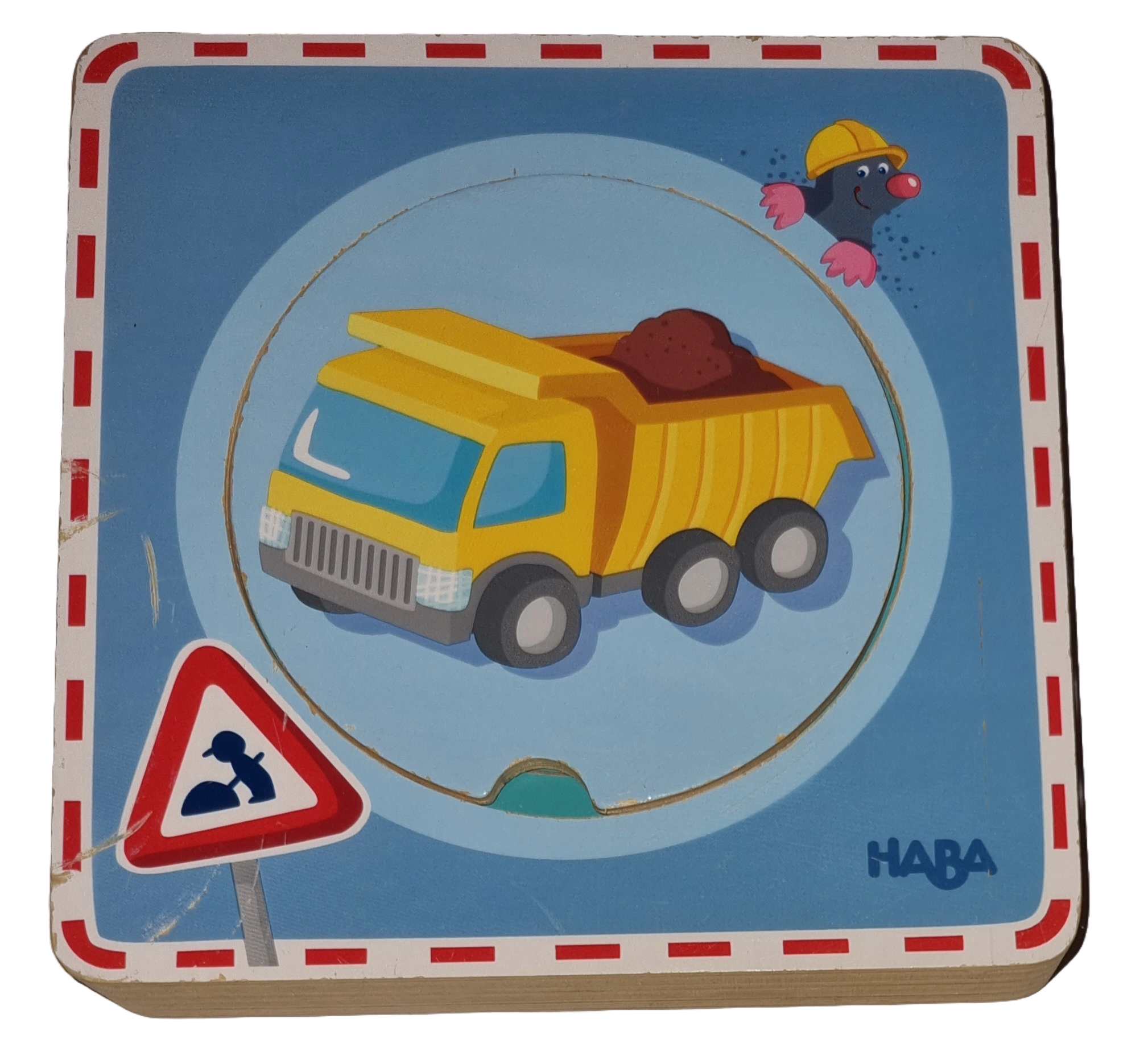 Haba Holzpuzzle 4 Teile Baustelle 301648