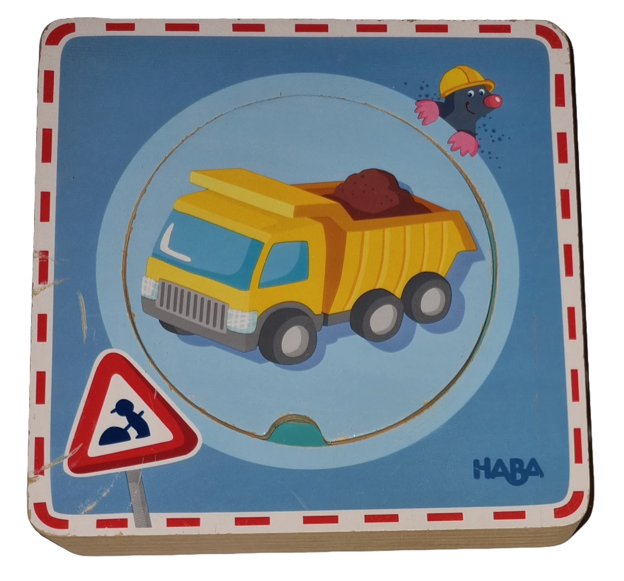 Haba Holzpuzzle 4 Teile Baustelle 301648