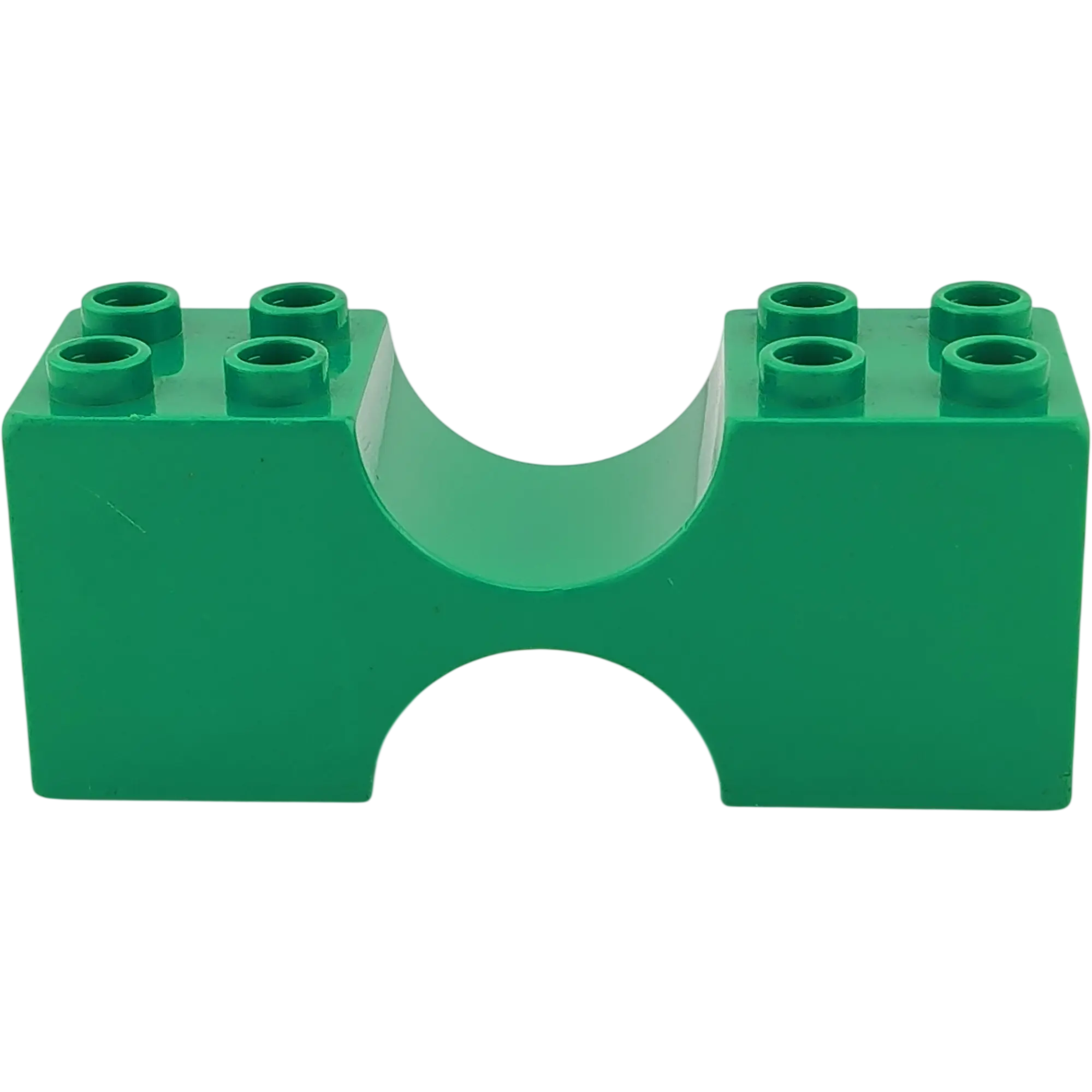 Lego Duplo 2x6x2 Brückenstein Dunkelgrün Rund Gebogener Stein