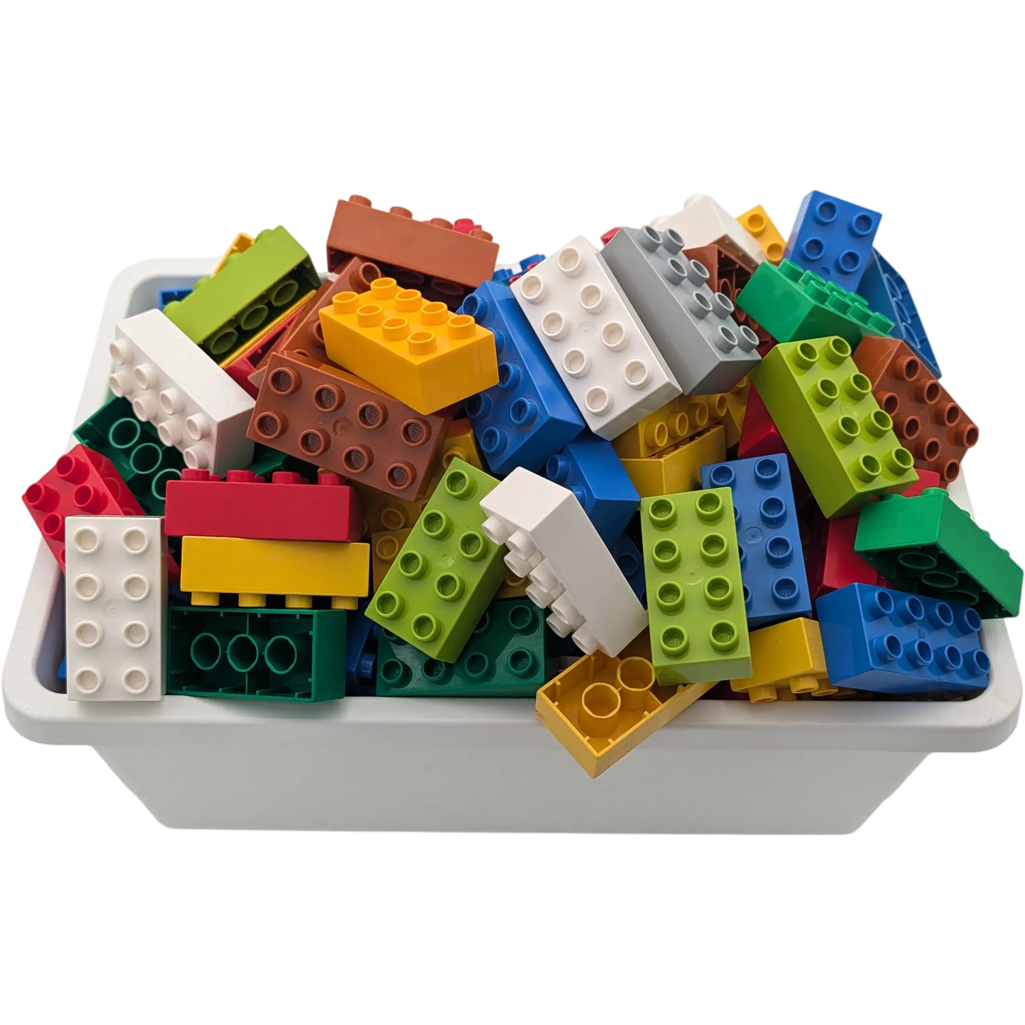 Lego Duplo 25 Bausteine 2x4 Konvolut 3011 Bunter Steinespaß, Ansicht 2