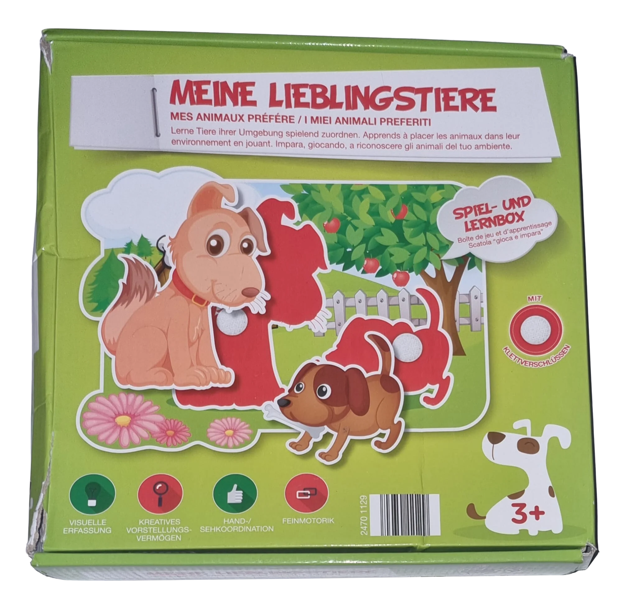 Meine Lieblingstiere 6 Tafeln mit Klett