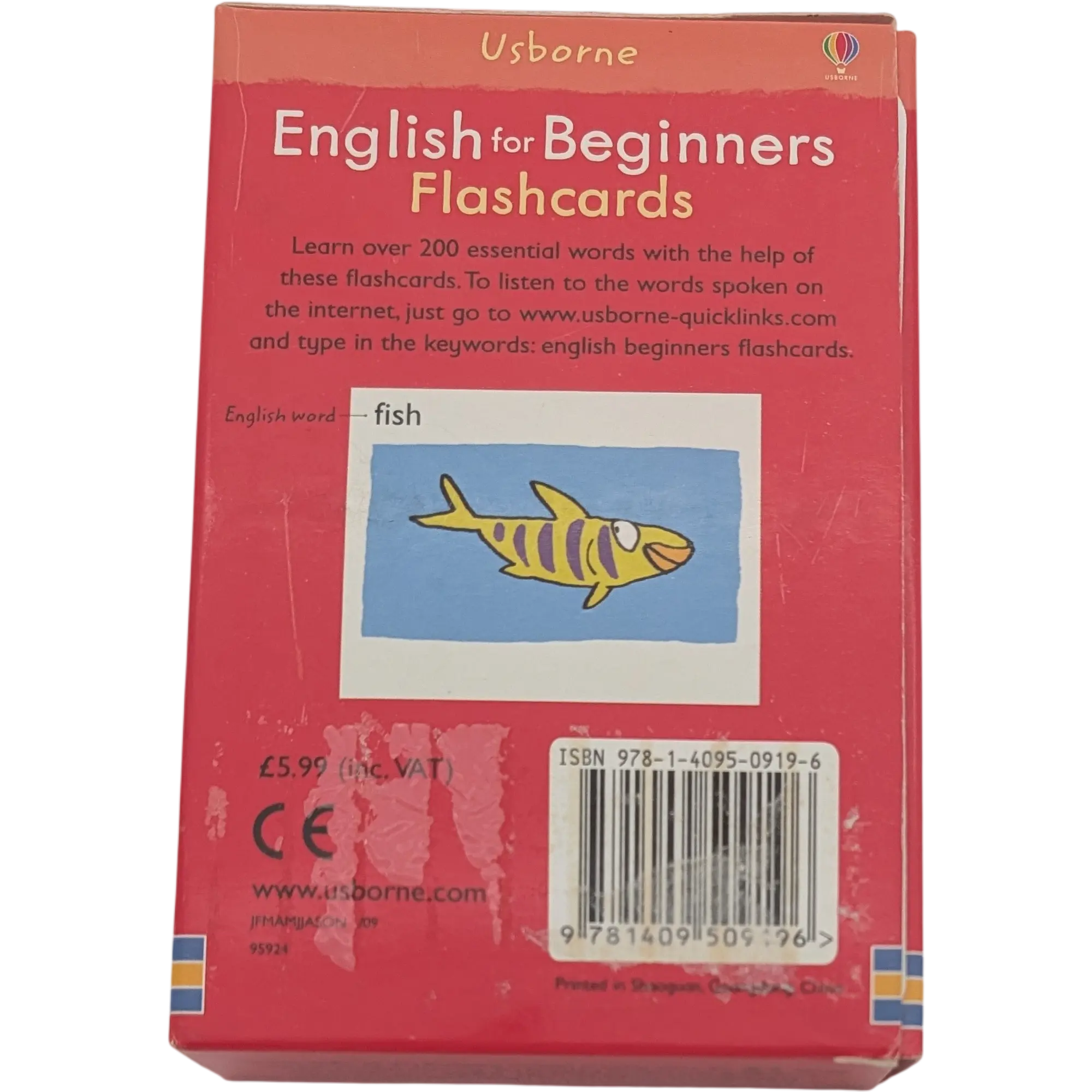 Usborne English for Beginners Flashcards Englisch lernen