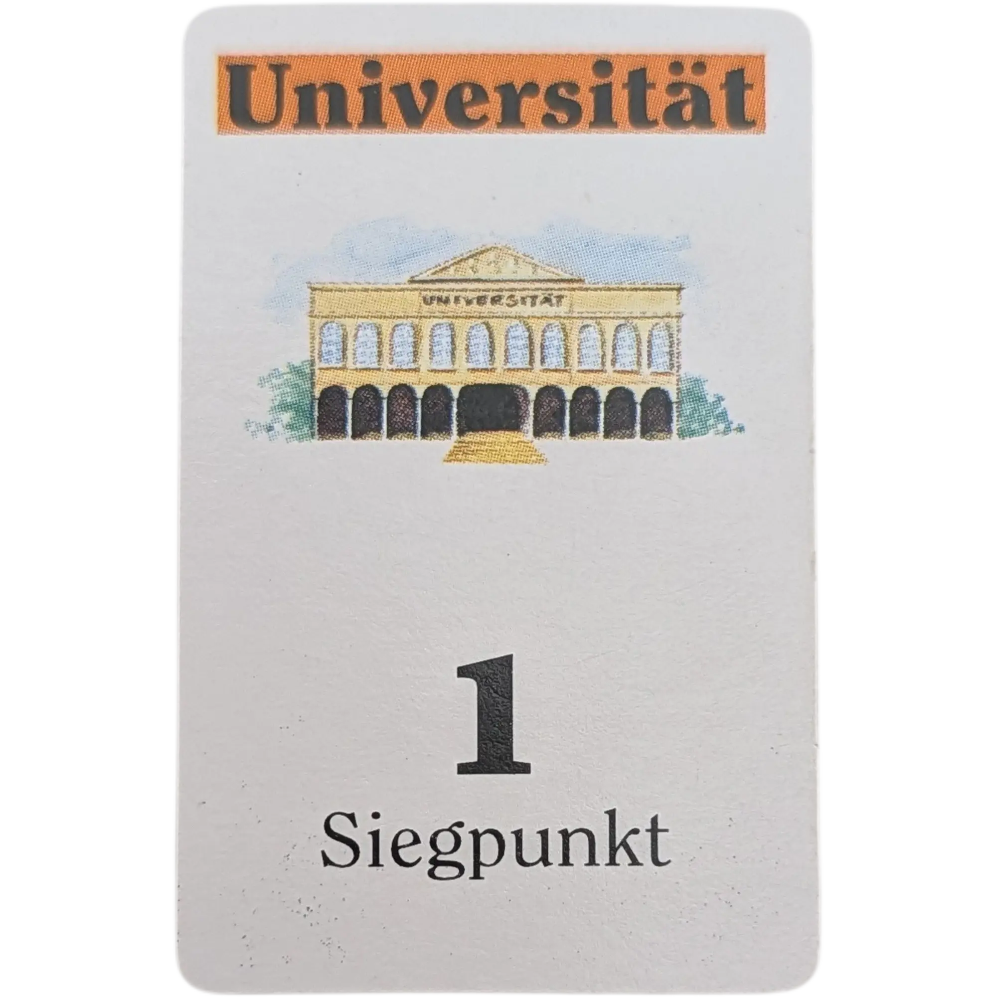 Kosmos Travel-Box Die Siedler von Catan Ersatzteile Entwicklungskarte Siegpunkt Universität