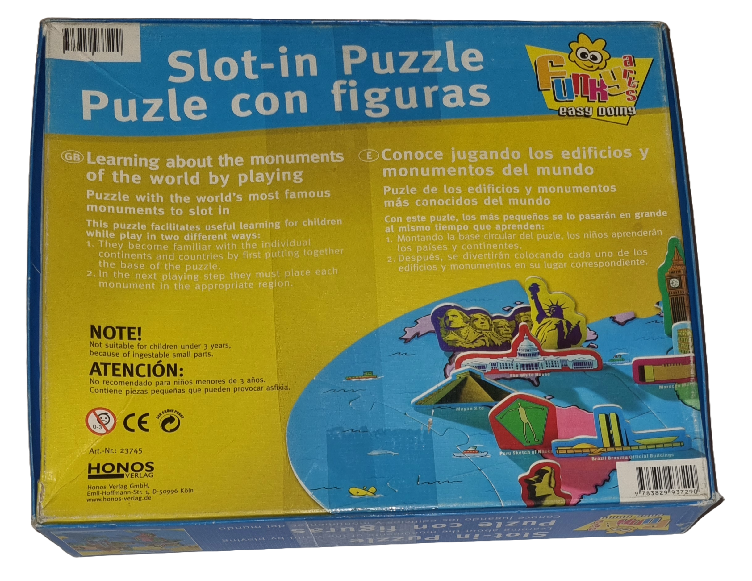 Honos Verlag Funky arts easy doing Slot-in Puzzle 42 Teile