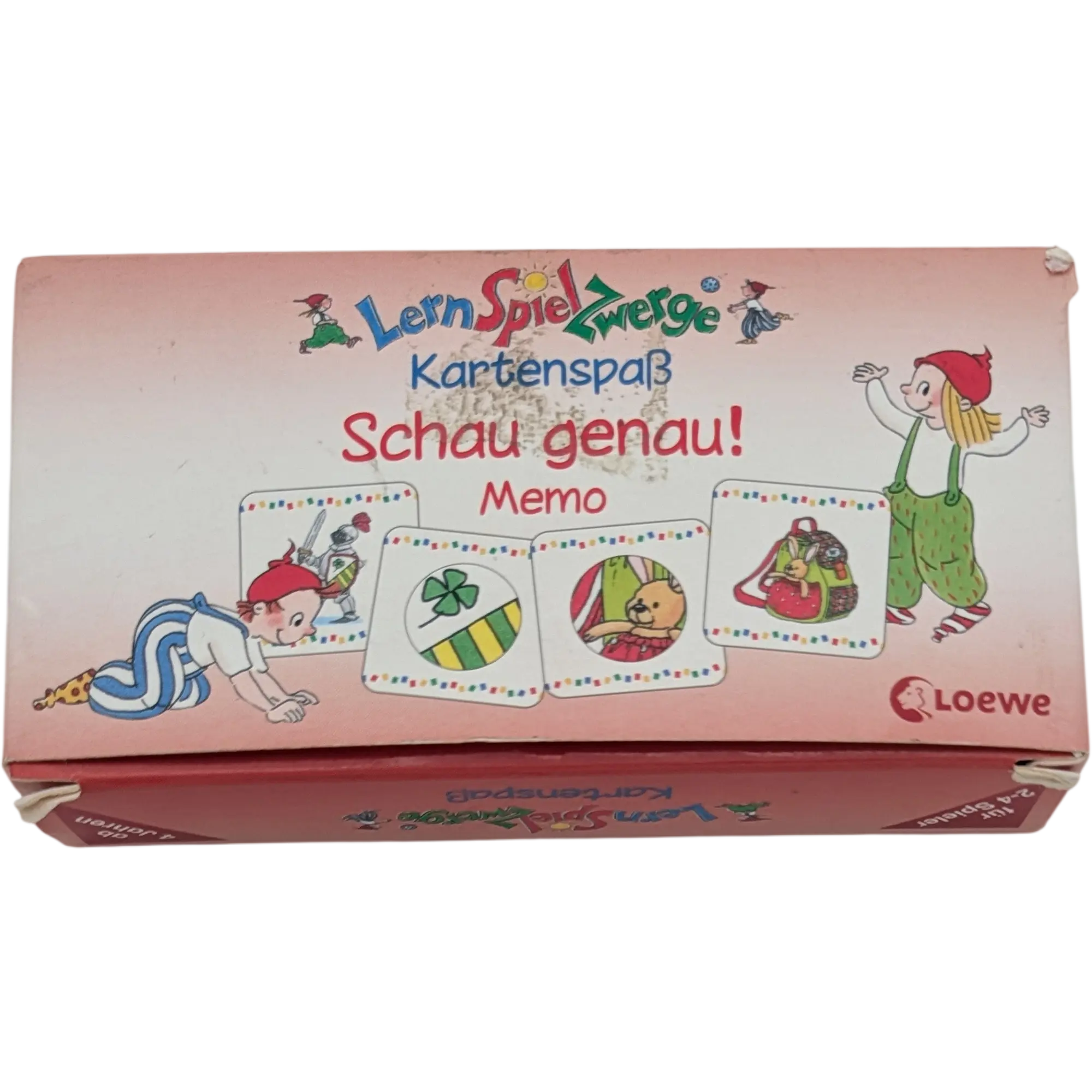 Loewe Lern Spiel Zwerge Kartenspaß Schau genau! Memo