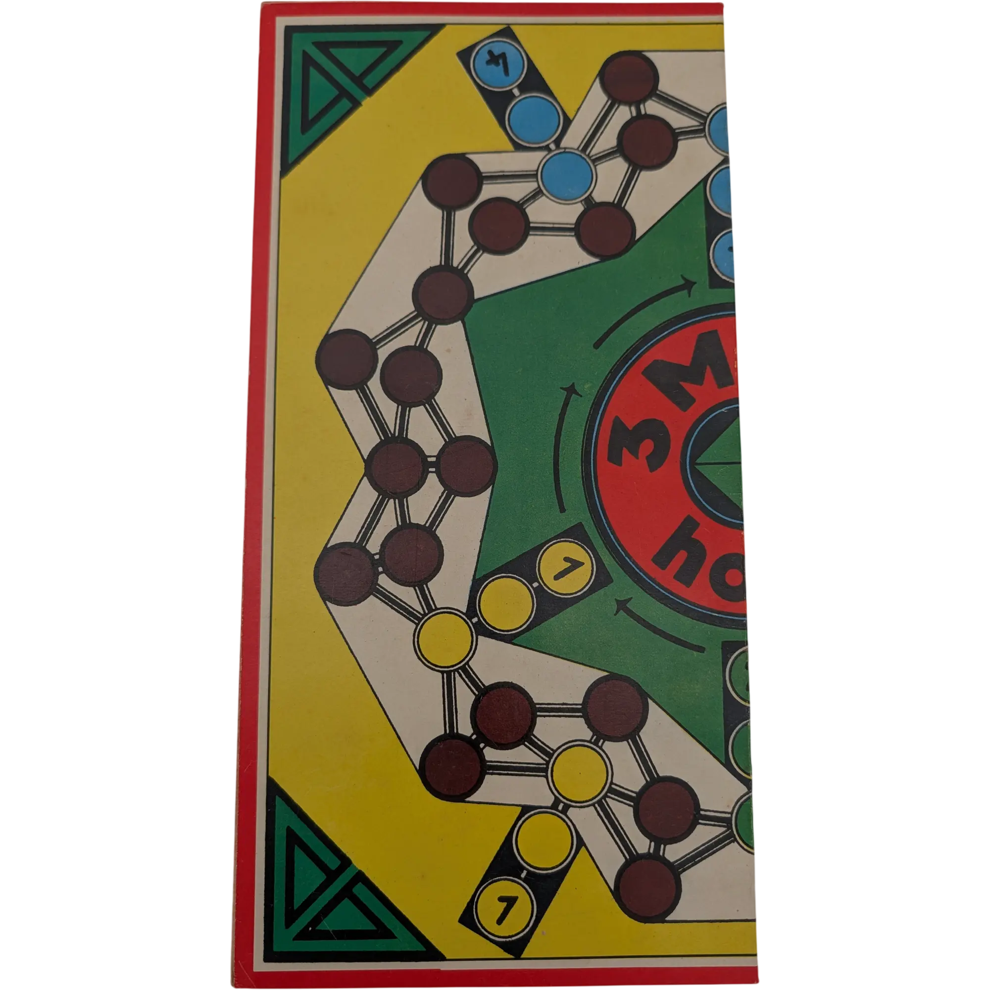 Spielplan Spielbrett Drei Mann hoch