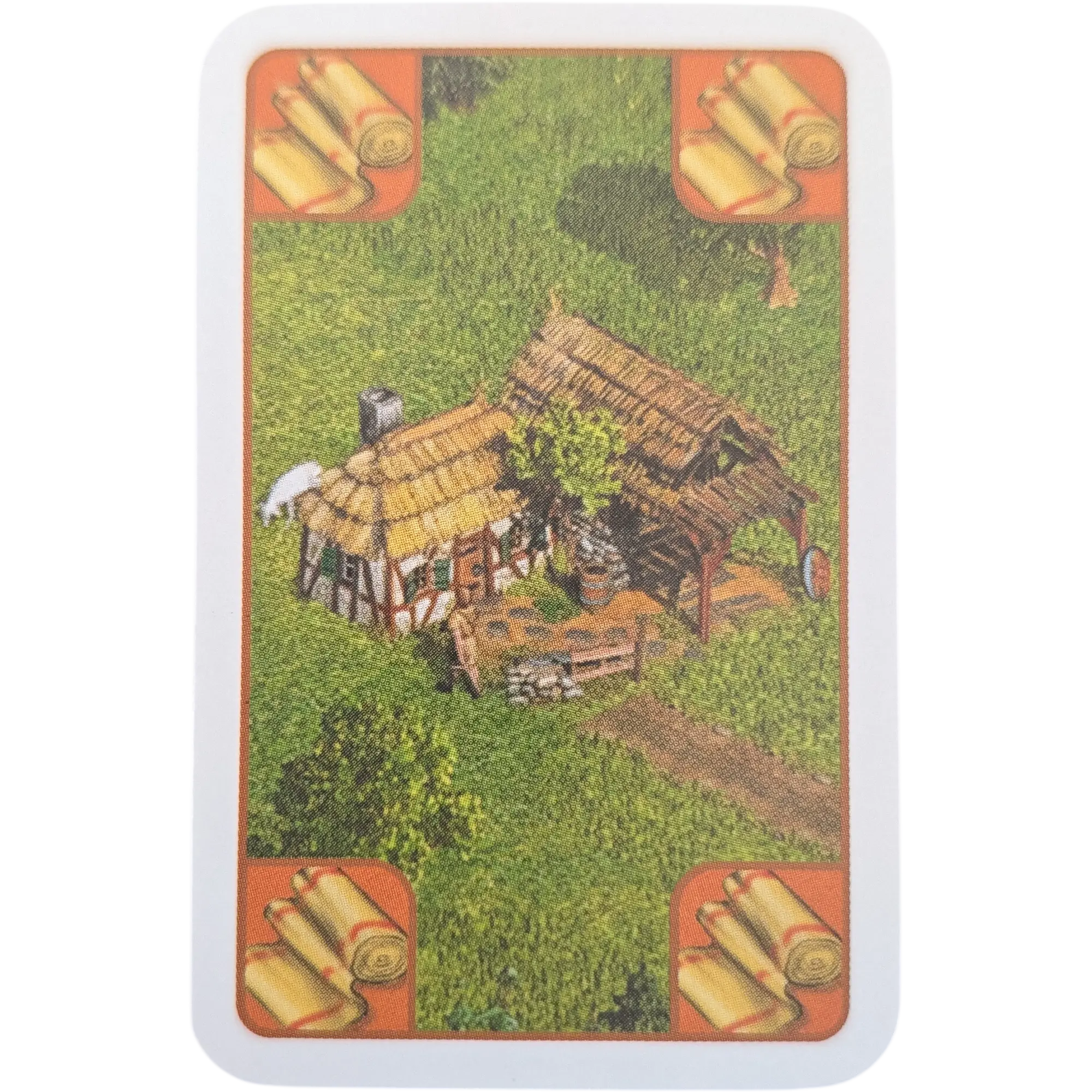 Kosmos Anno 1503 Ersatzteile Warenkarte Tuch Orange